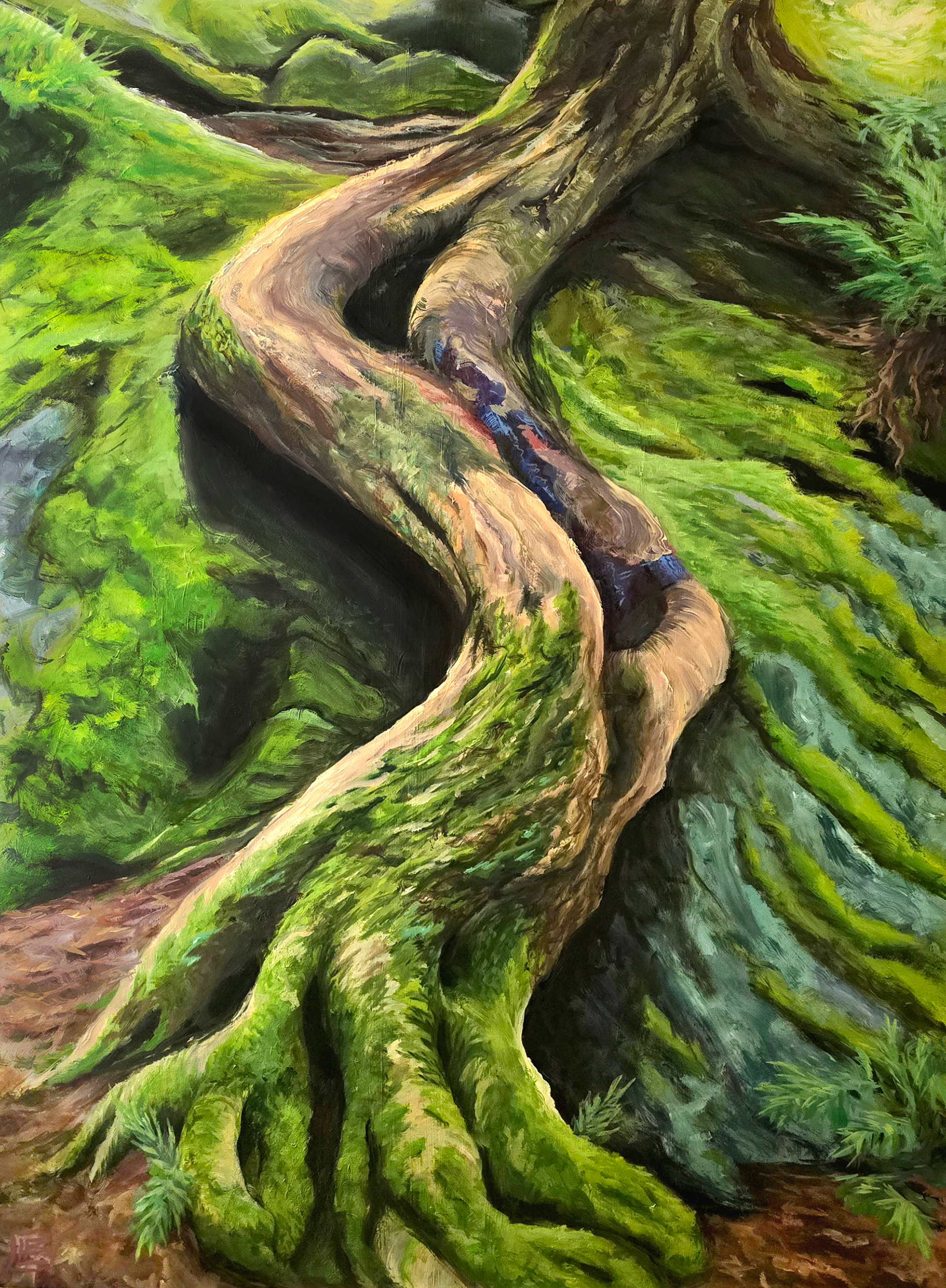 Embodied, 3ftx4ft, Oil on Panel, Dec 2025