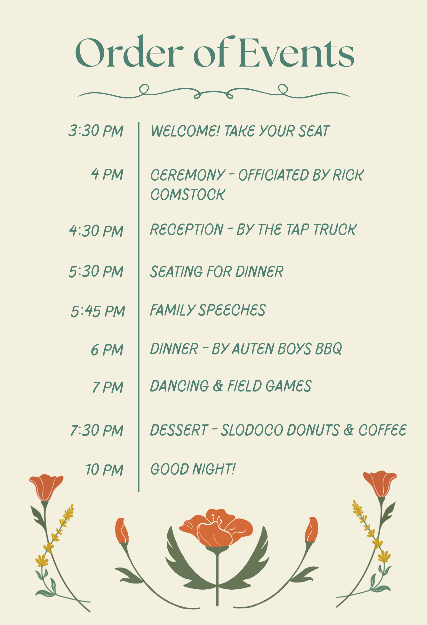 Itinerary