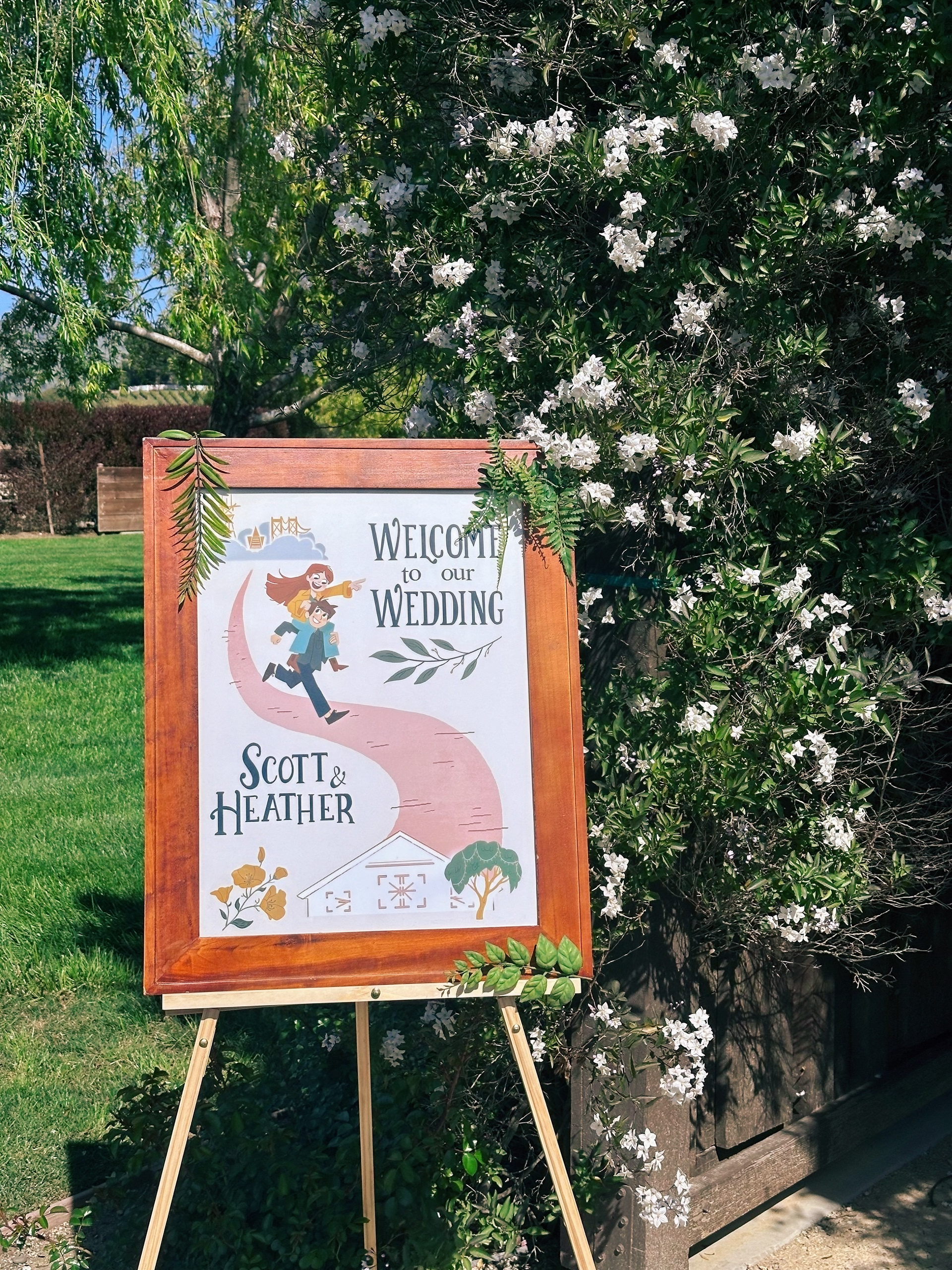 welcome sign