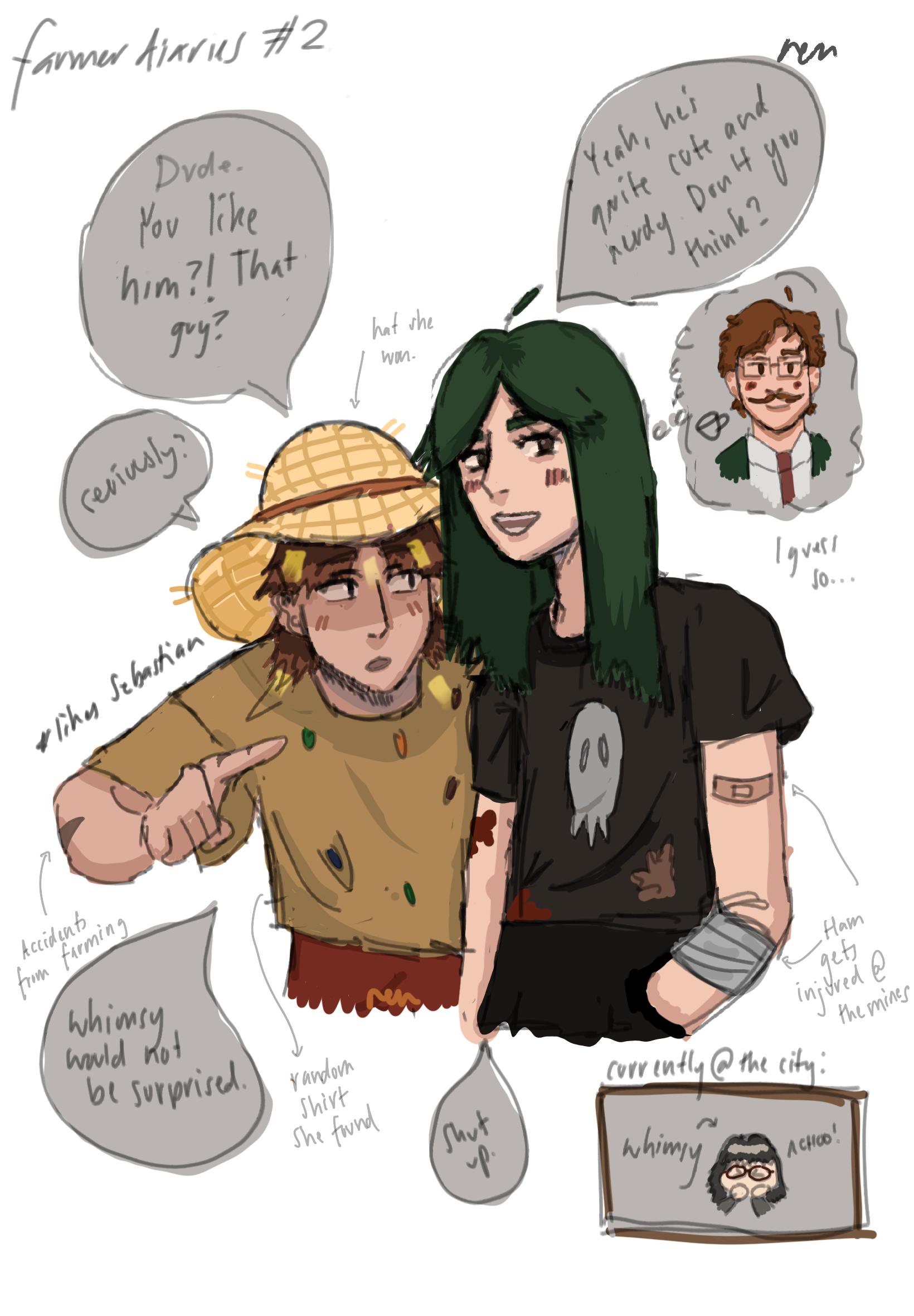 farmer diaries #2: ham reveals her crush (2024)