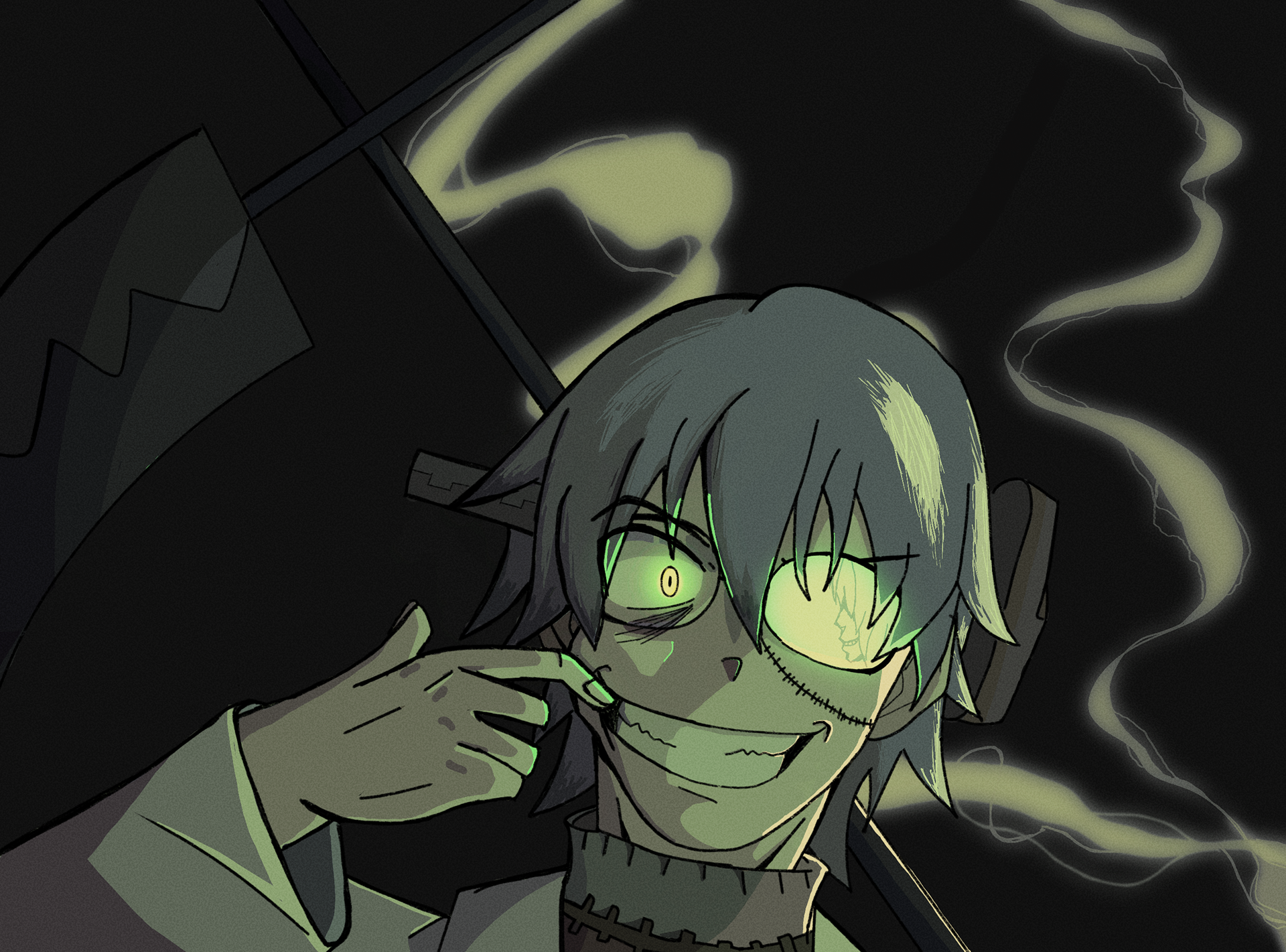 fanart of stein from soul eater (2022)