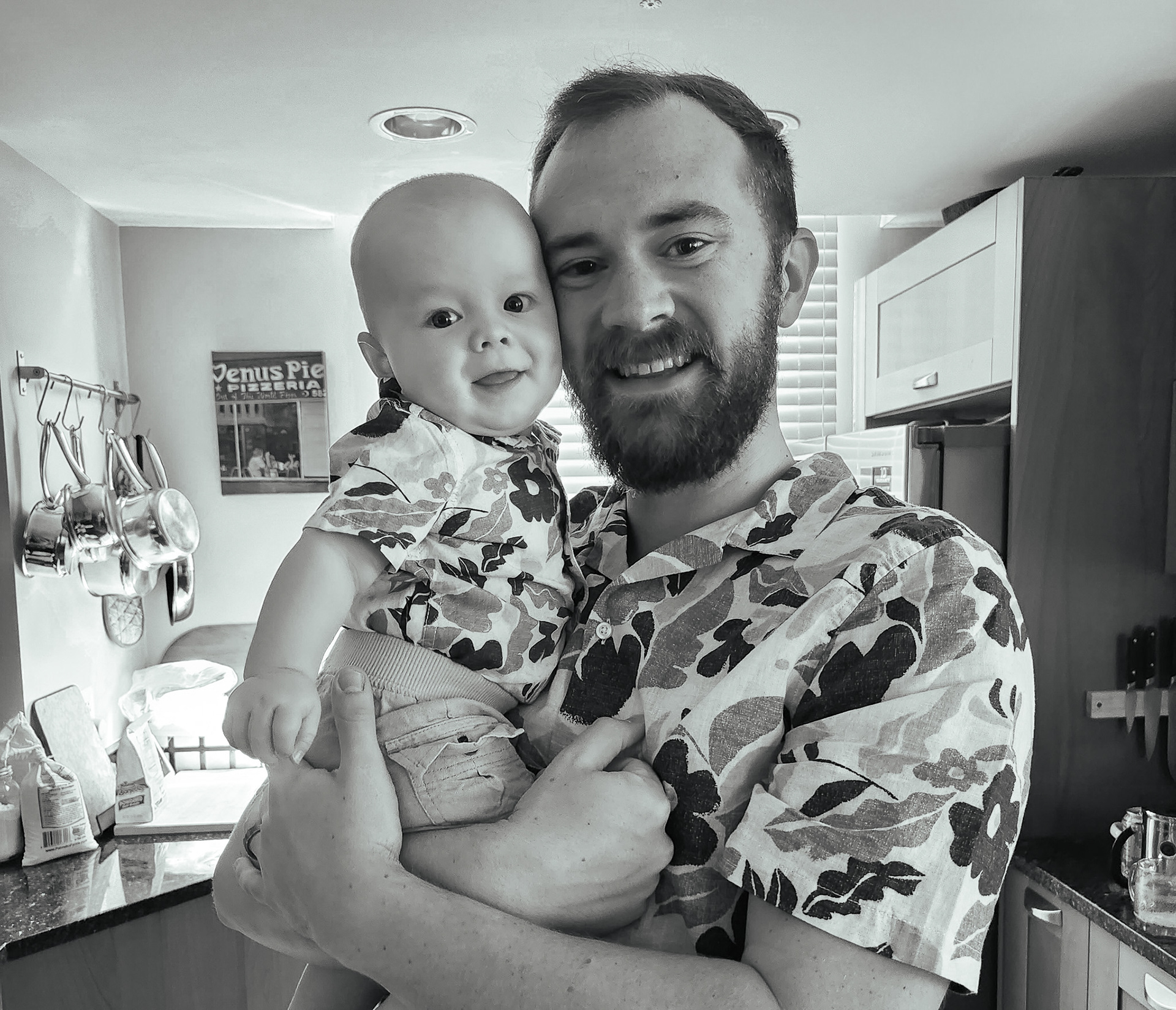 Mason is pictured here on the right.