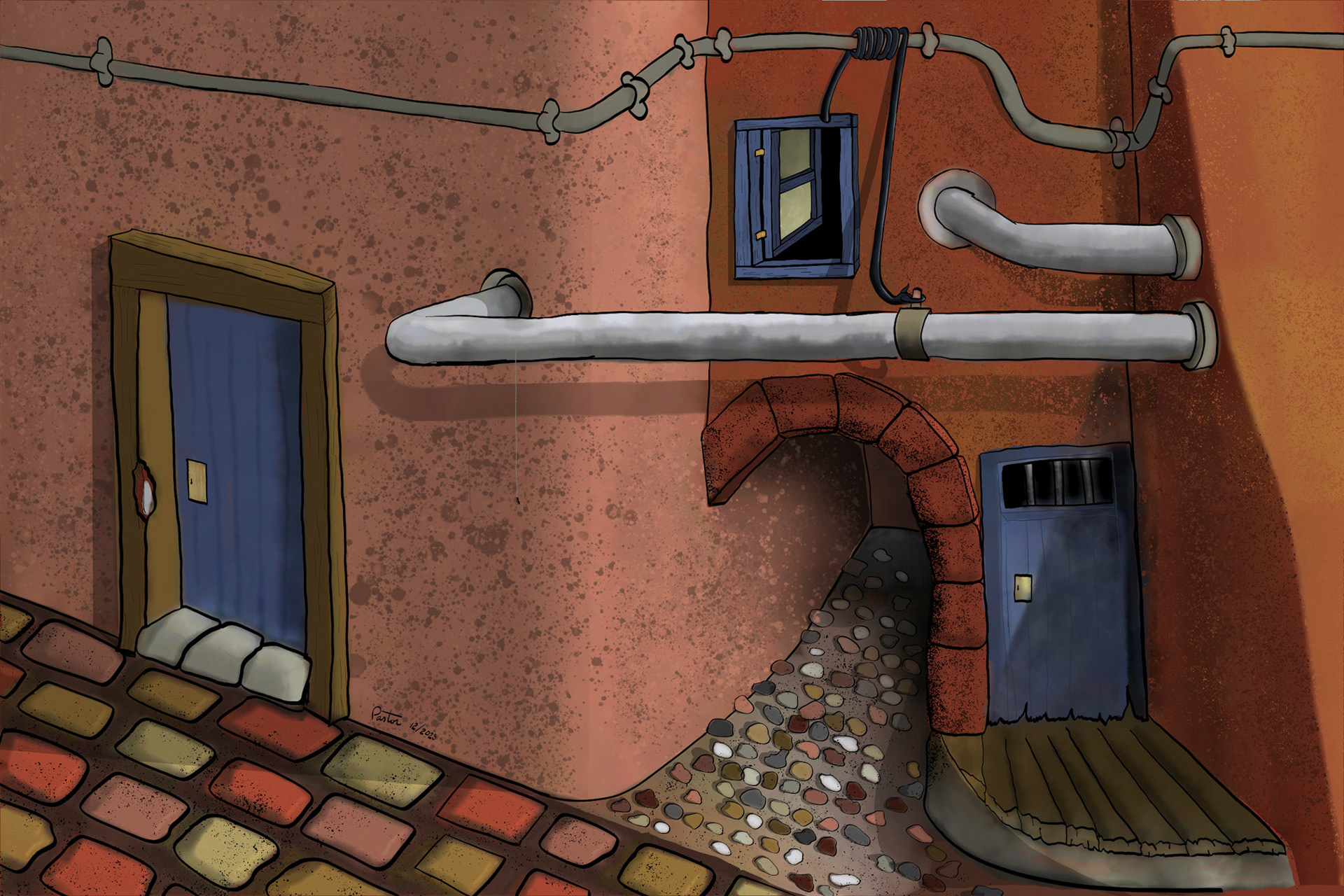 2025-12 Old Building inspired by Essaouira