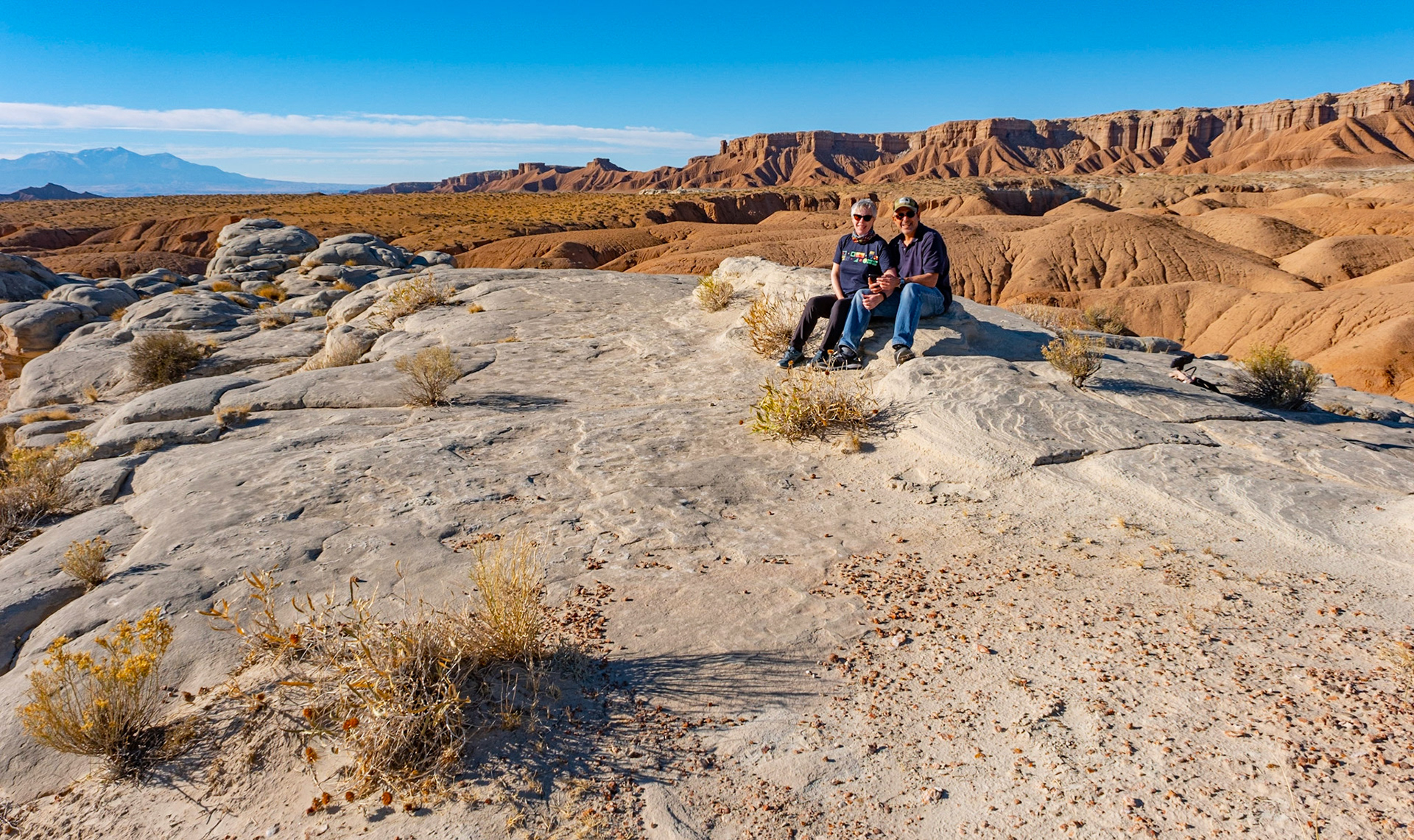 The landscape behind us is also spectacular.