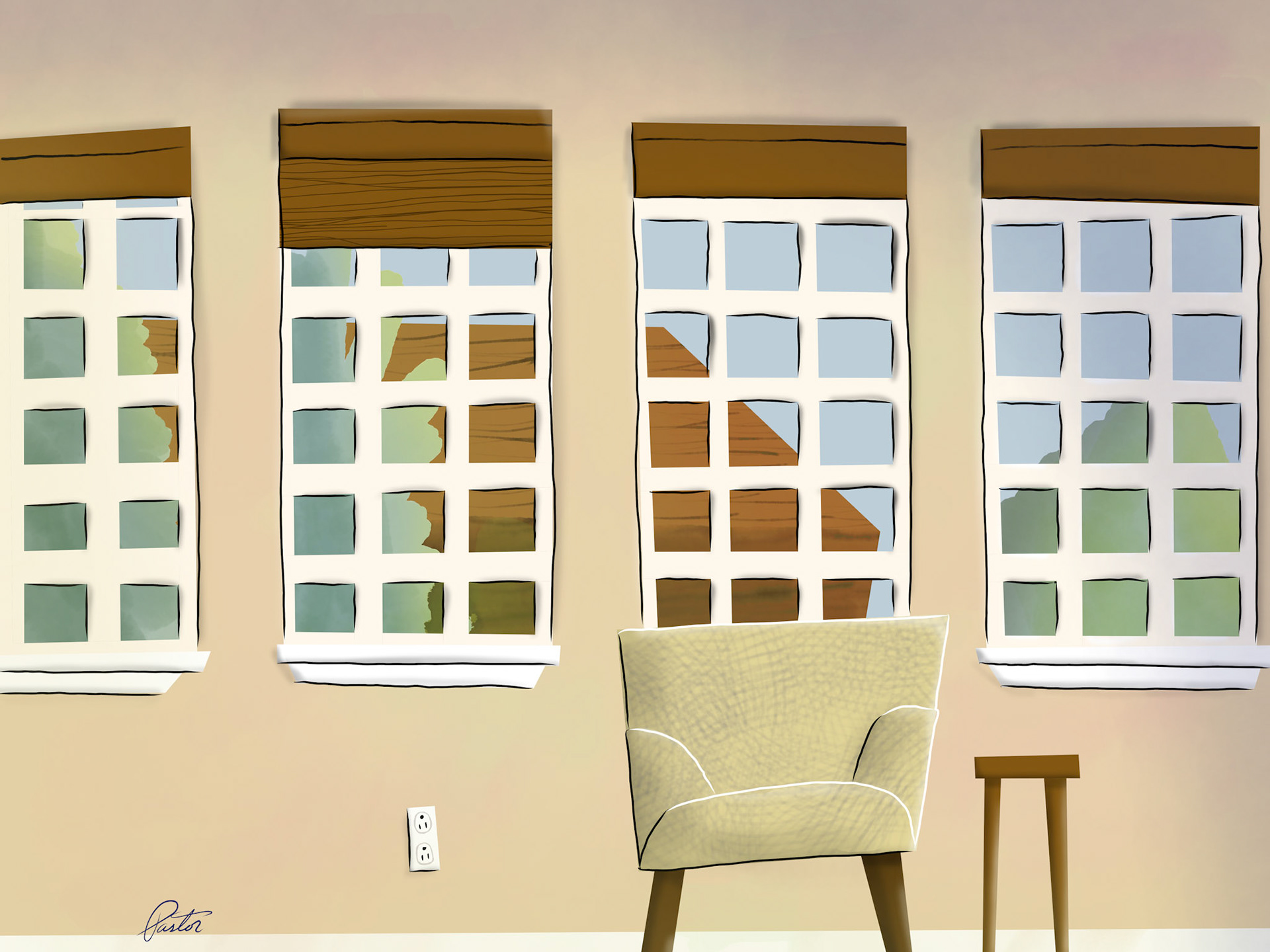 2024-09-29 New Chair drawn with Adobe Fresco