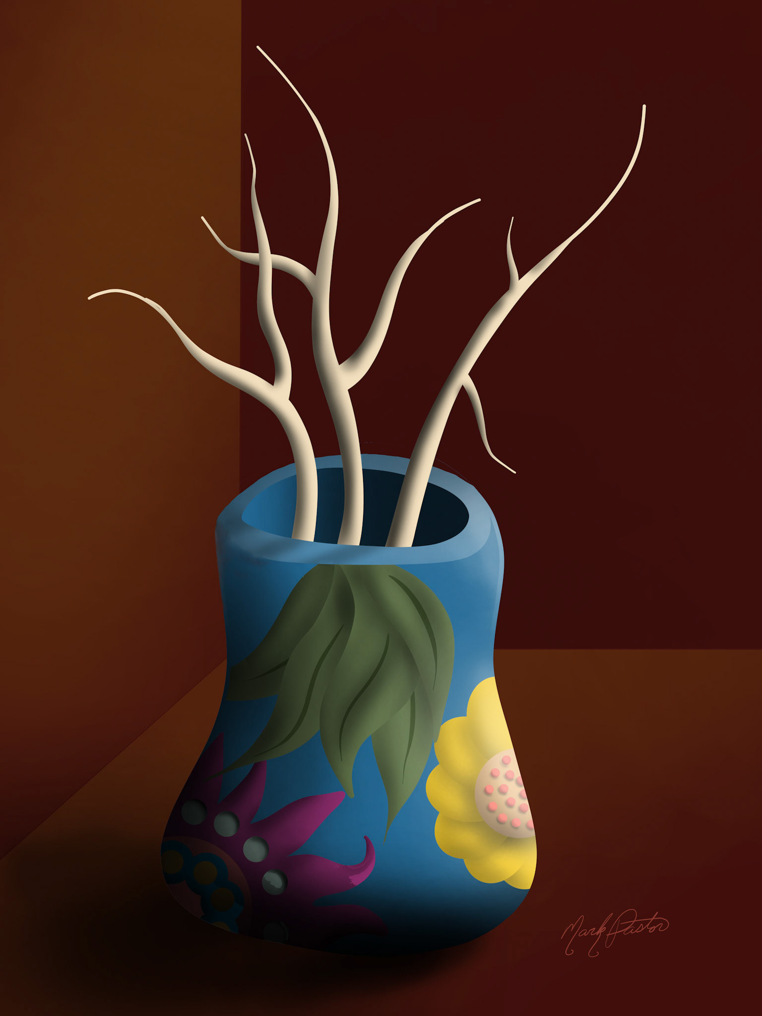 2025-06-10 Vase drawn using Adobe Fresco