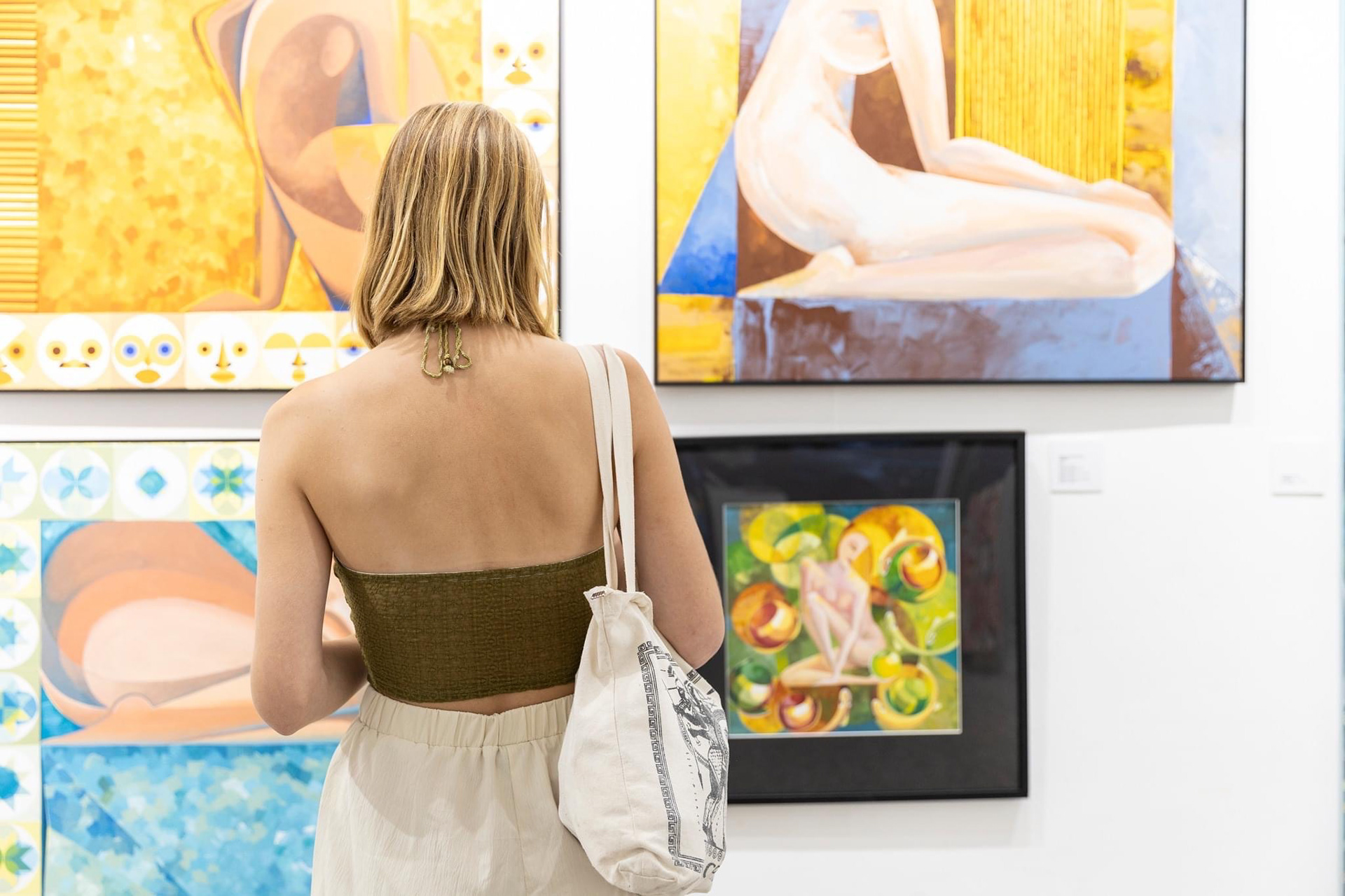 Artworks by Tetiana Gryshchenko at Rome Exhibition