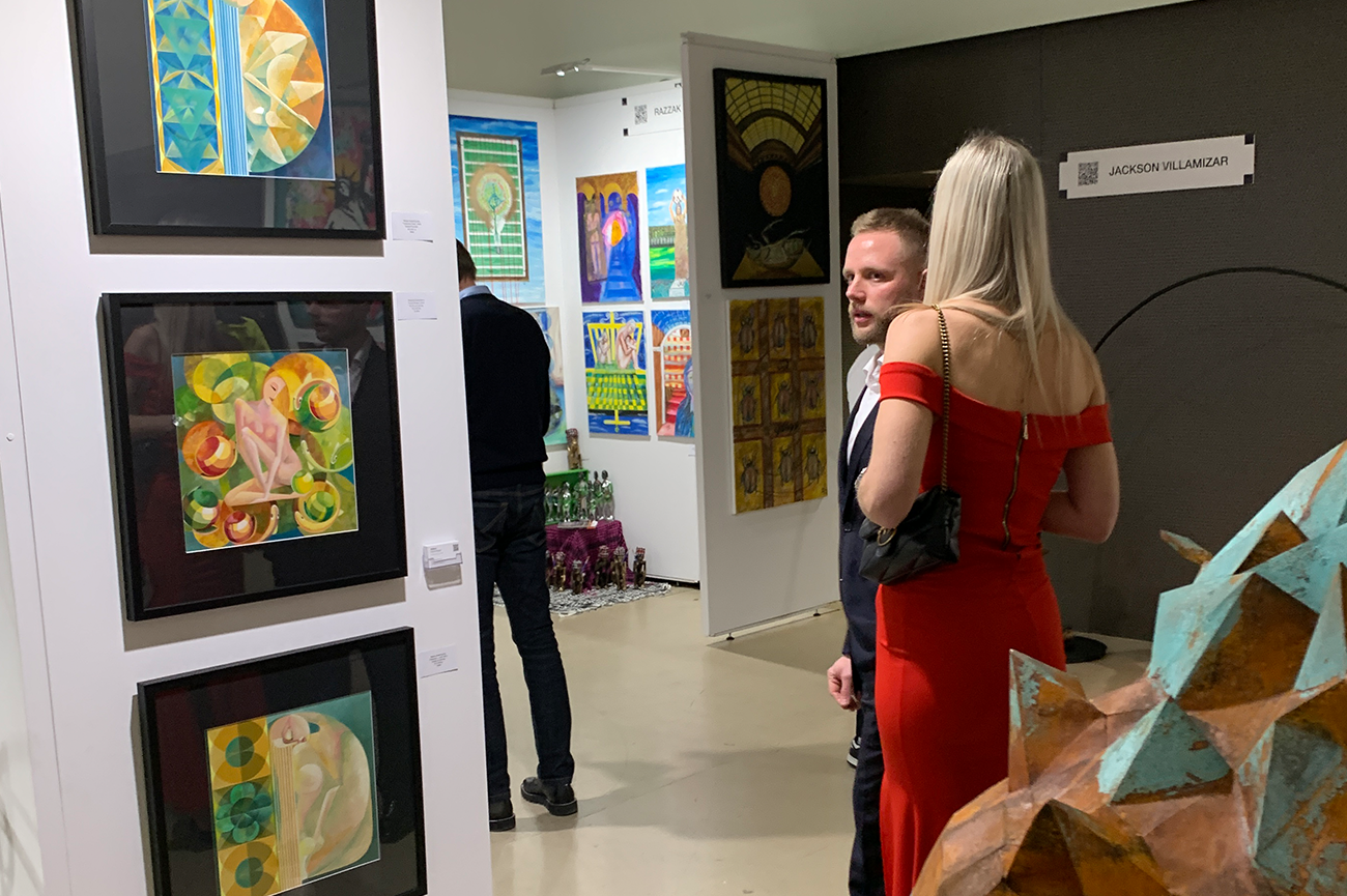 Artworks by Tetiana Gryshchenko at Trieste Art Expo