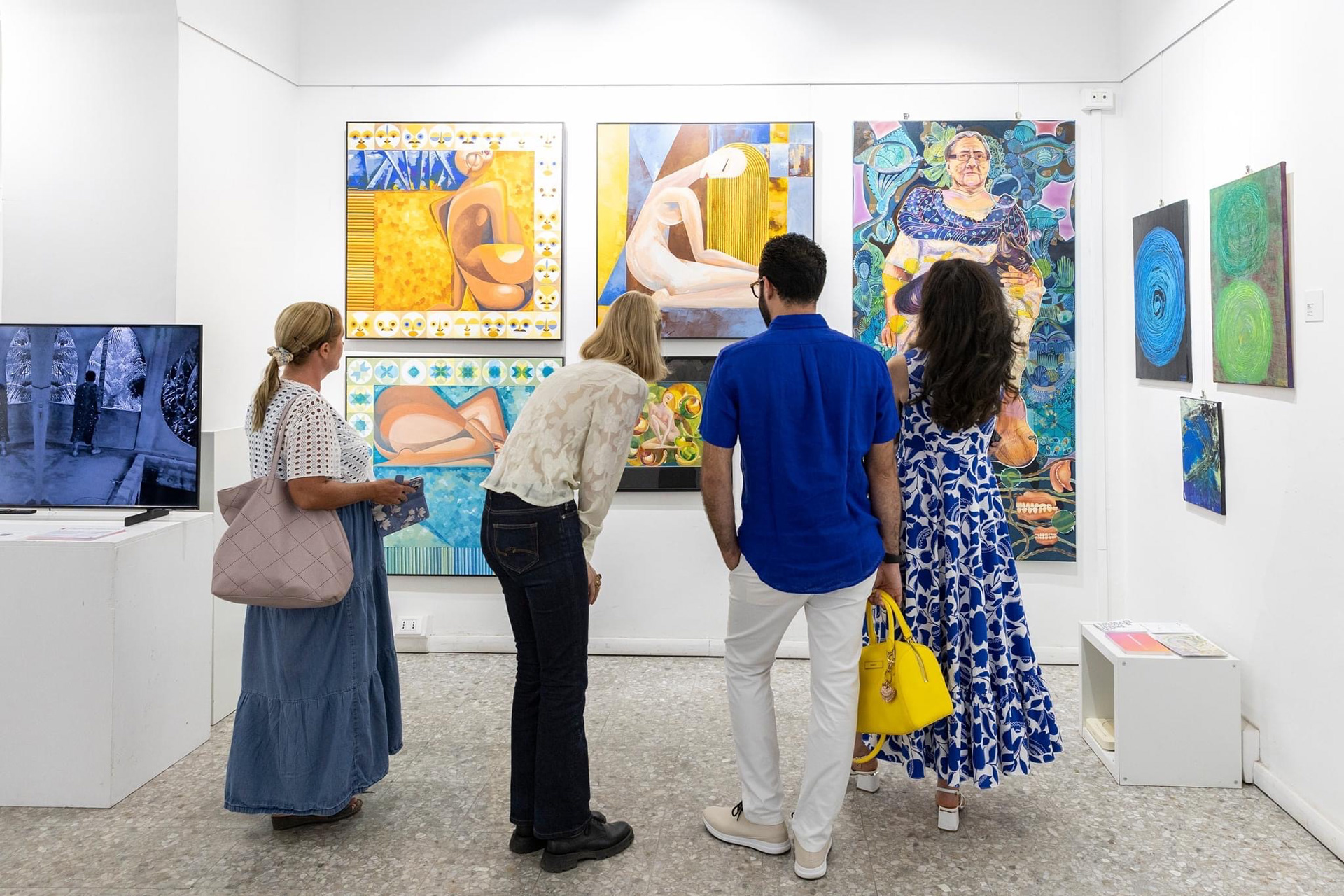 Artworks by Tetiana Gryshchenko at Rome Exhibition