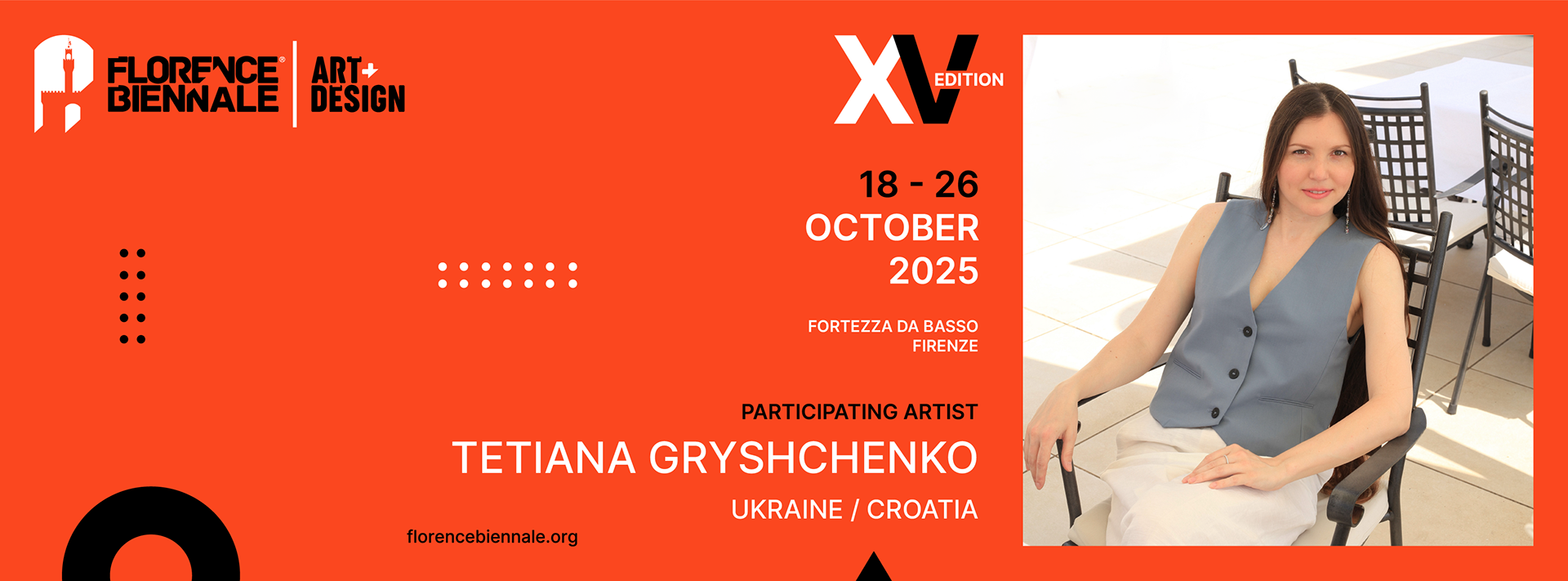 Participant 15th Florence Biennale, Florence, Italy. 18-26 October 2025