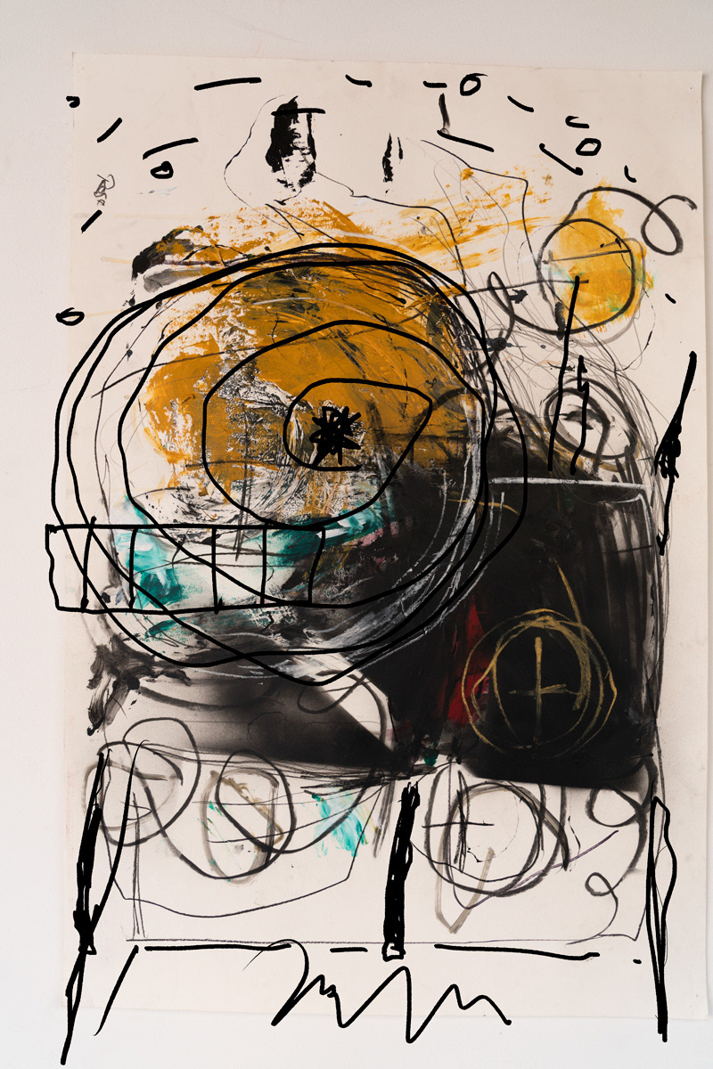Good Dog, mixed media (26"x38") private collection, London