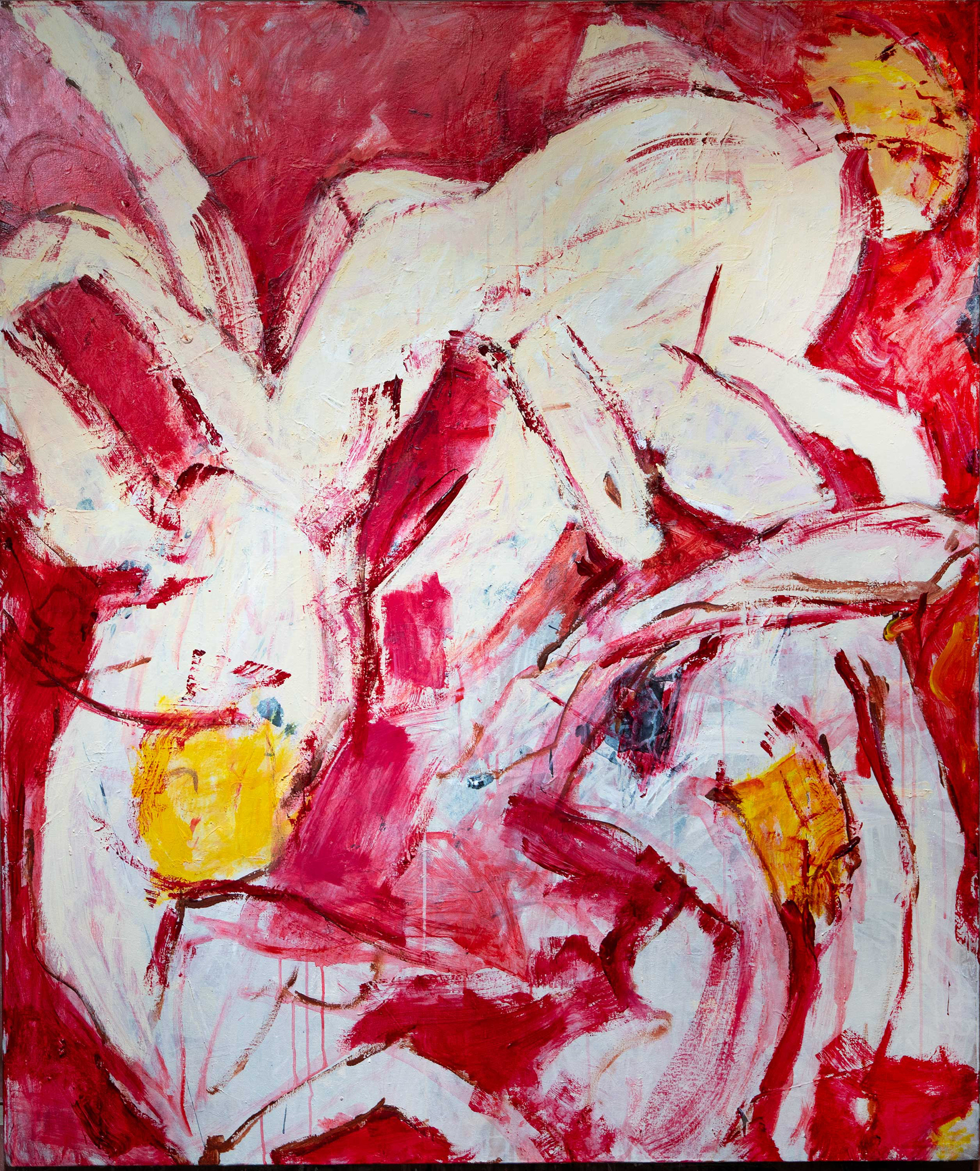 In the Mix, acrylic and canvas (65"x55")