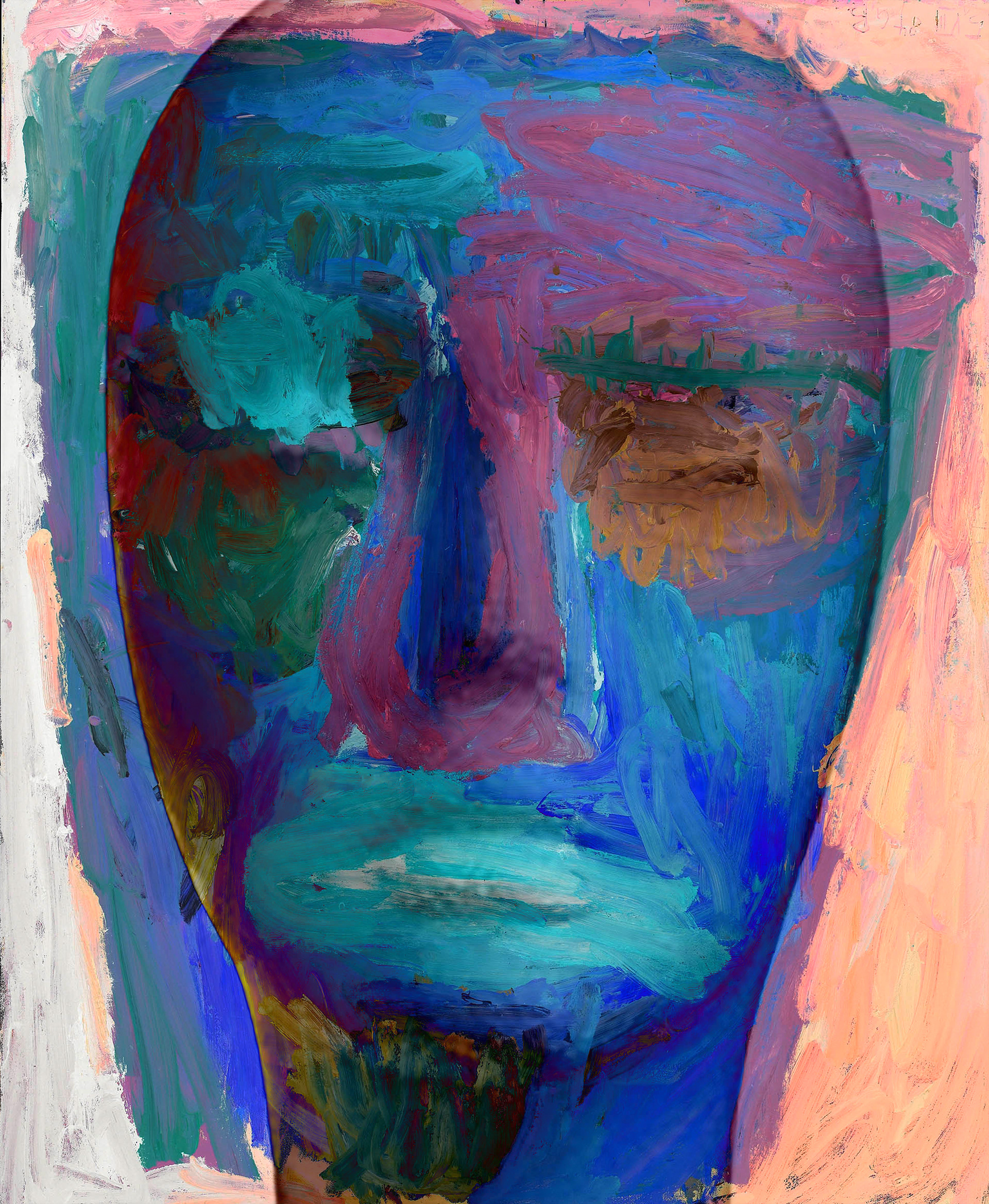 Mannequin Paint-   numbered print  (18"x24") - Conceptual art highlighting tension between idealized image and lived reality.