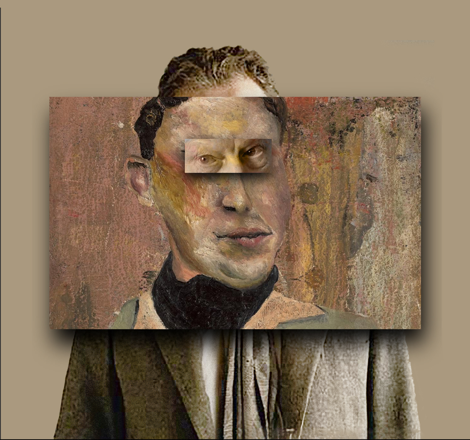Lucian Freud, British-painter (1922 –2011) numbered print, 36"x36"
