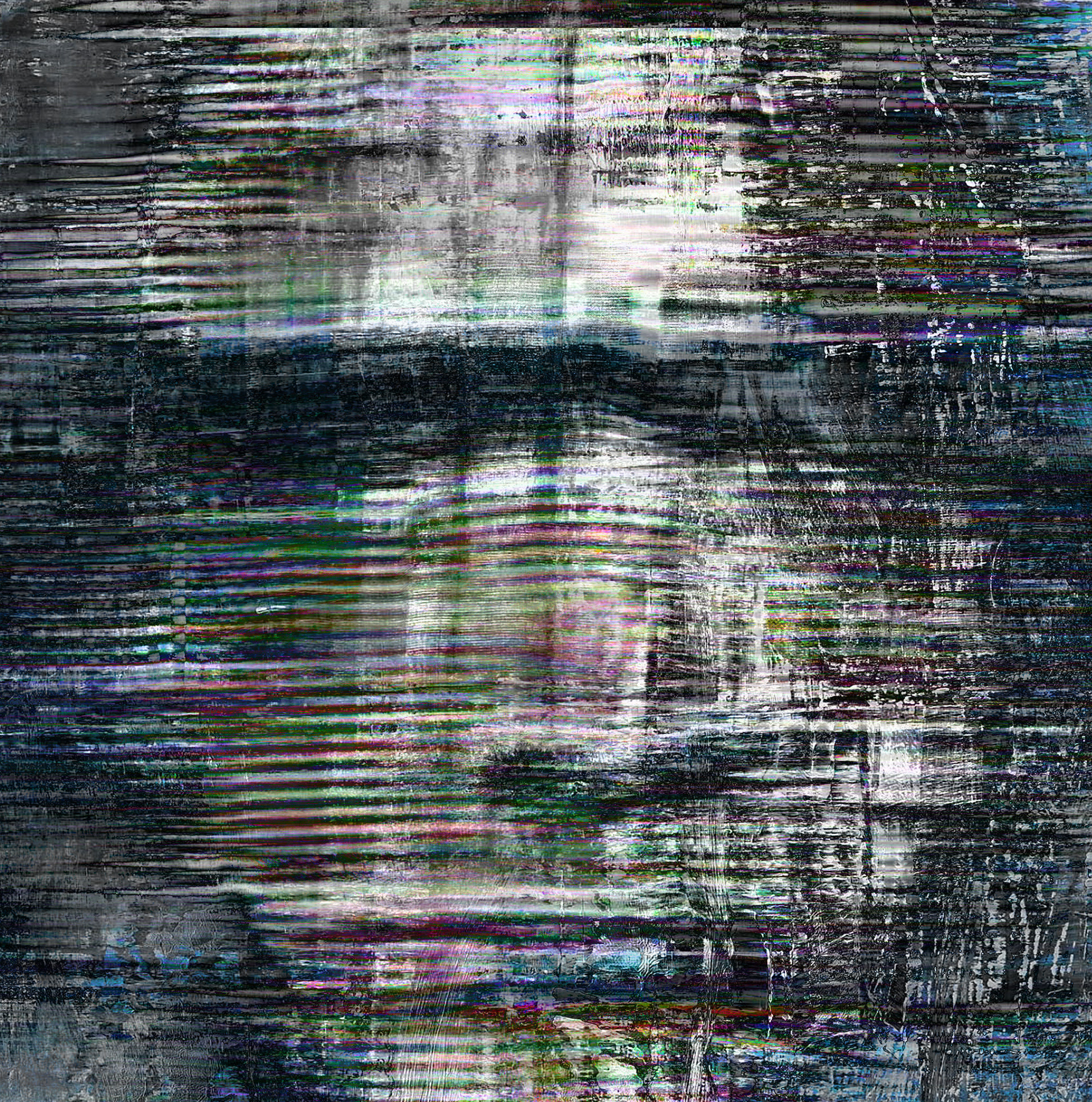 Gerhard Richter 1932- ) German. painter/photographer, printmaker, his work reflected the political, cultural, and artistic postwar turmoil numbered print, 36" x 36"
