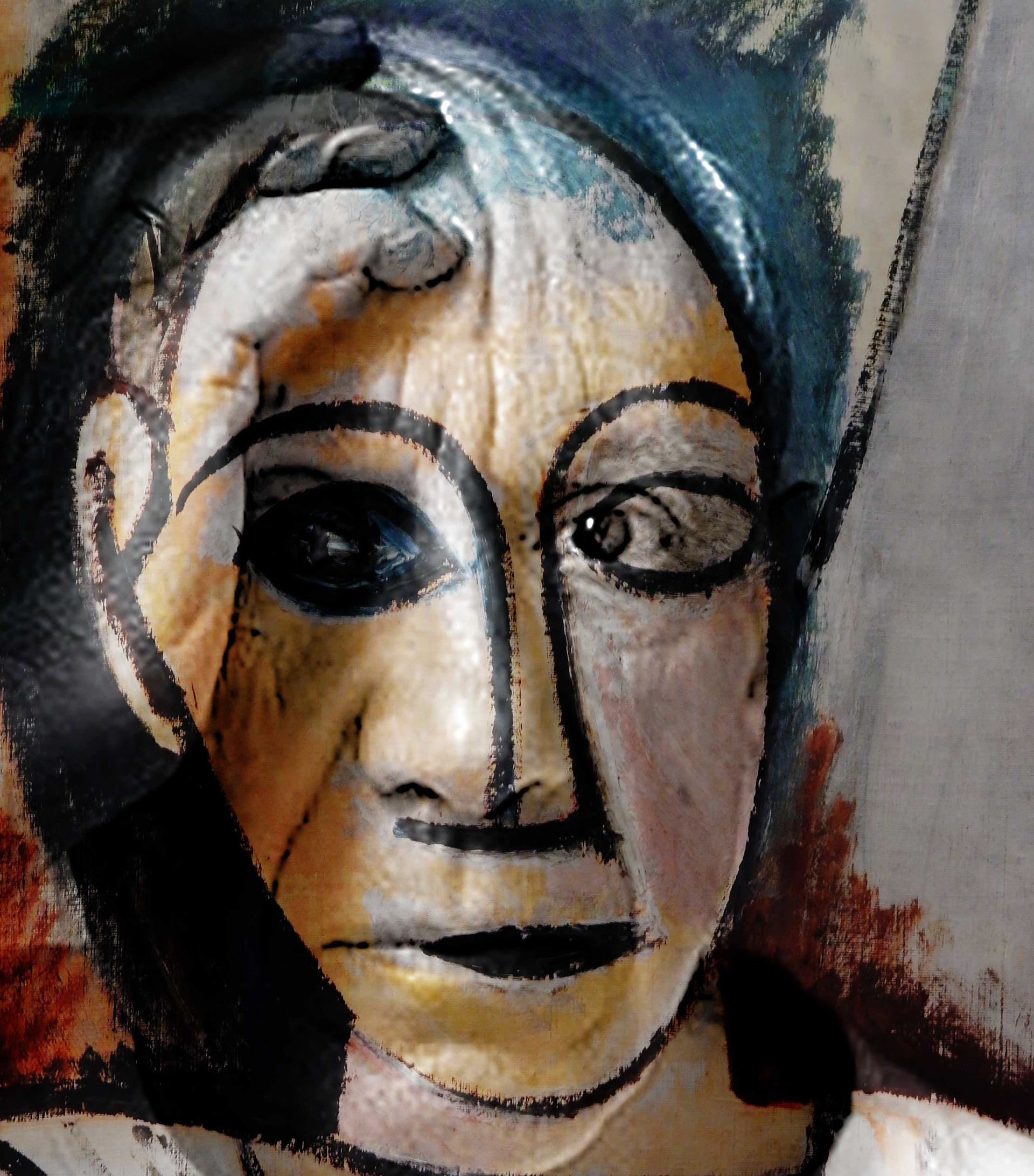 Pablo Picasso, (1881- 1973) Spanish, painter, draftsman, print maker, ceramist was a central figure in modern 20th century art, co-founding Cubism and reinventing artistic styles, numbered screen print (28”x36" )