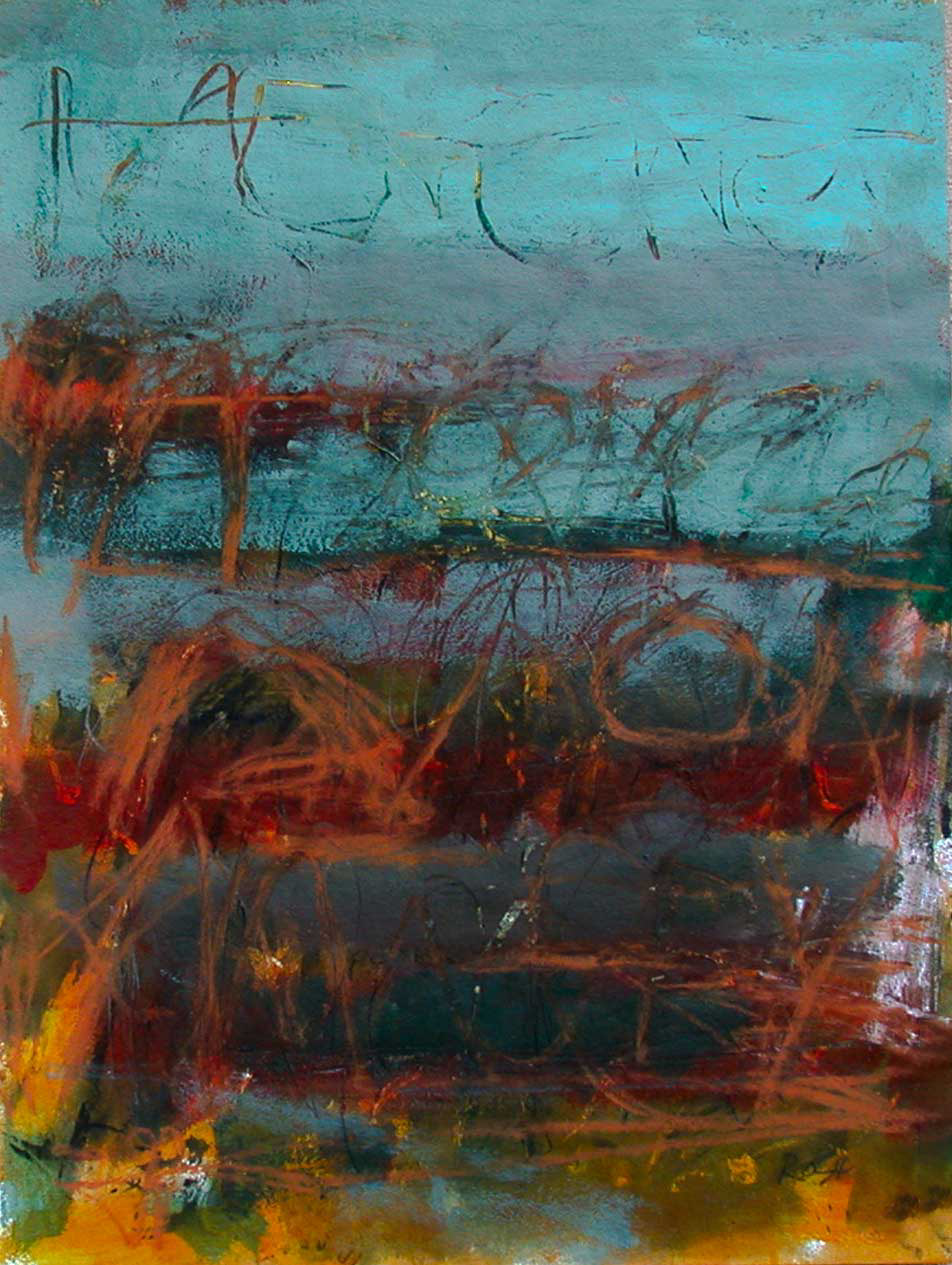 Family POV32"x24" mixed media on paper