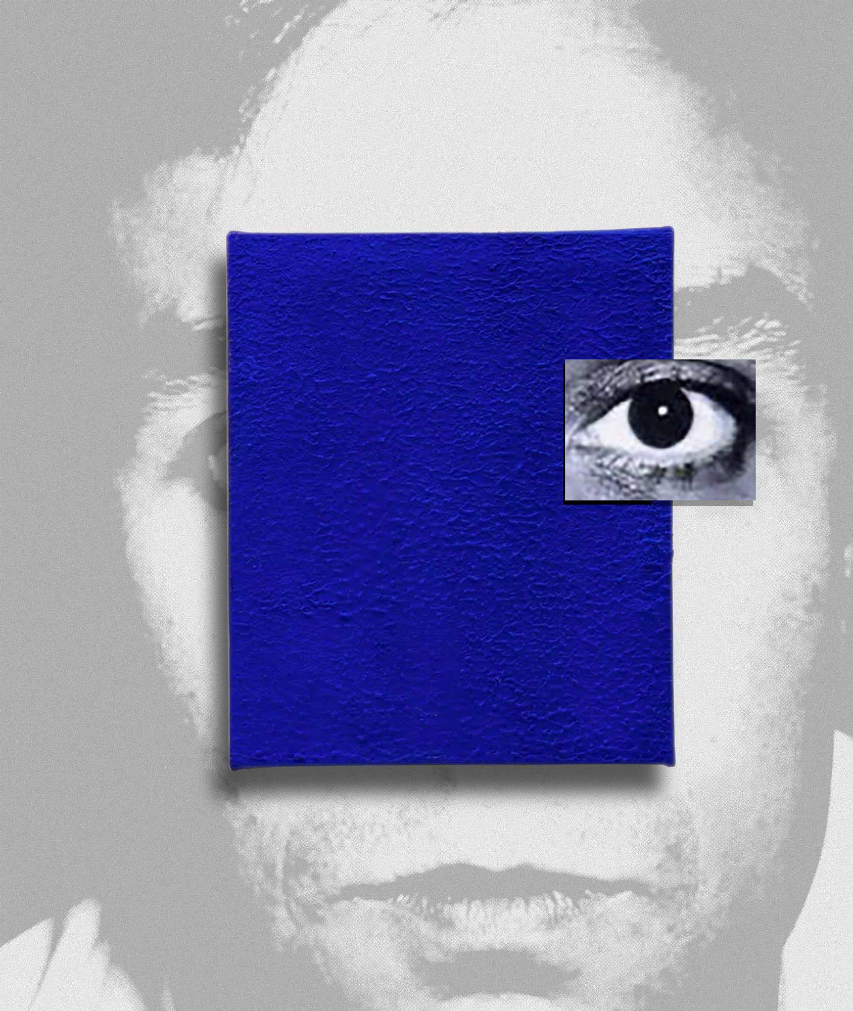 Yves Klein, French, performance artist/painter, surrealist (1928-1962) numbered print