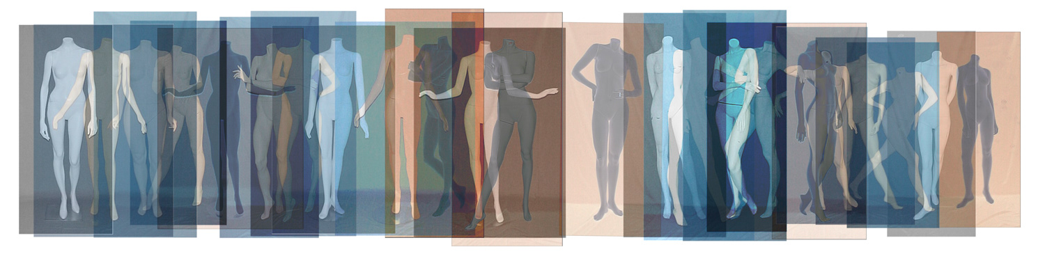 Walknumbered screen print on aluminum (18"x76")