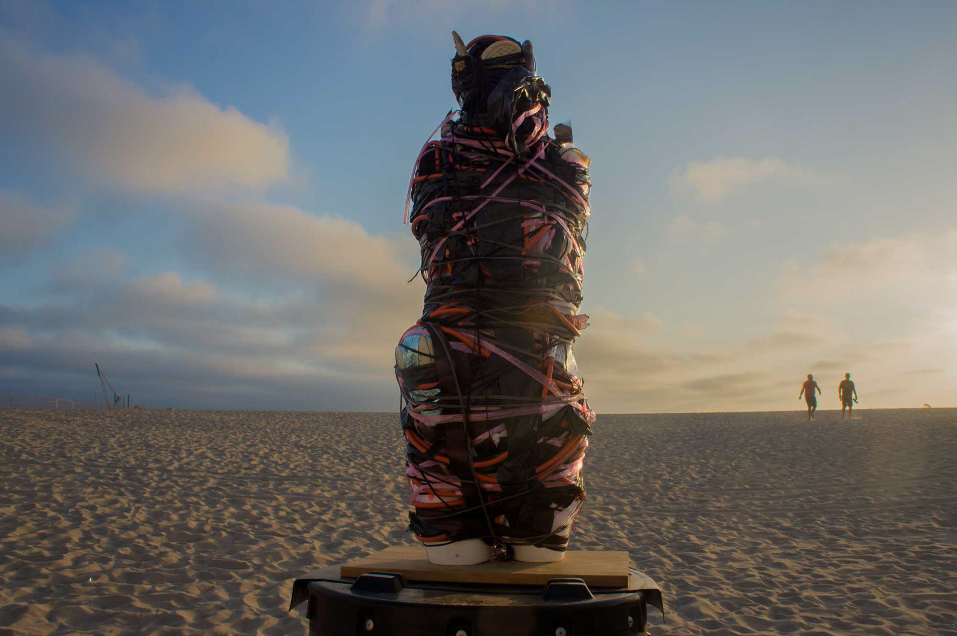 Model B, mixed media object - Conceptual sculpture examining the objectification of female identity.