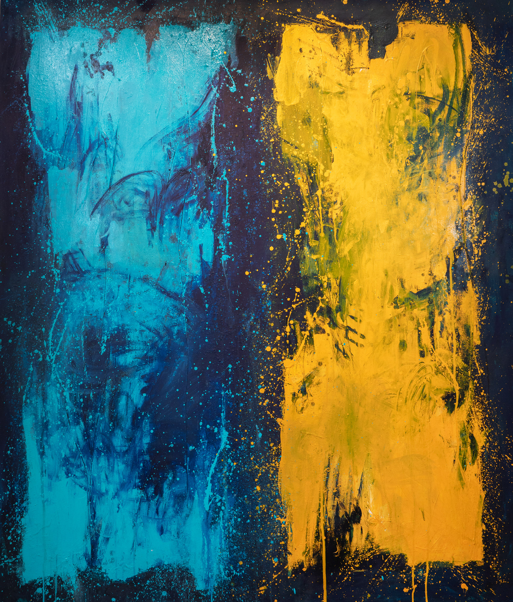 Space-acrylic on canvas 64"x54"