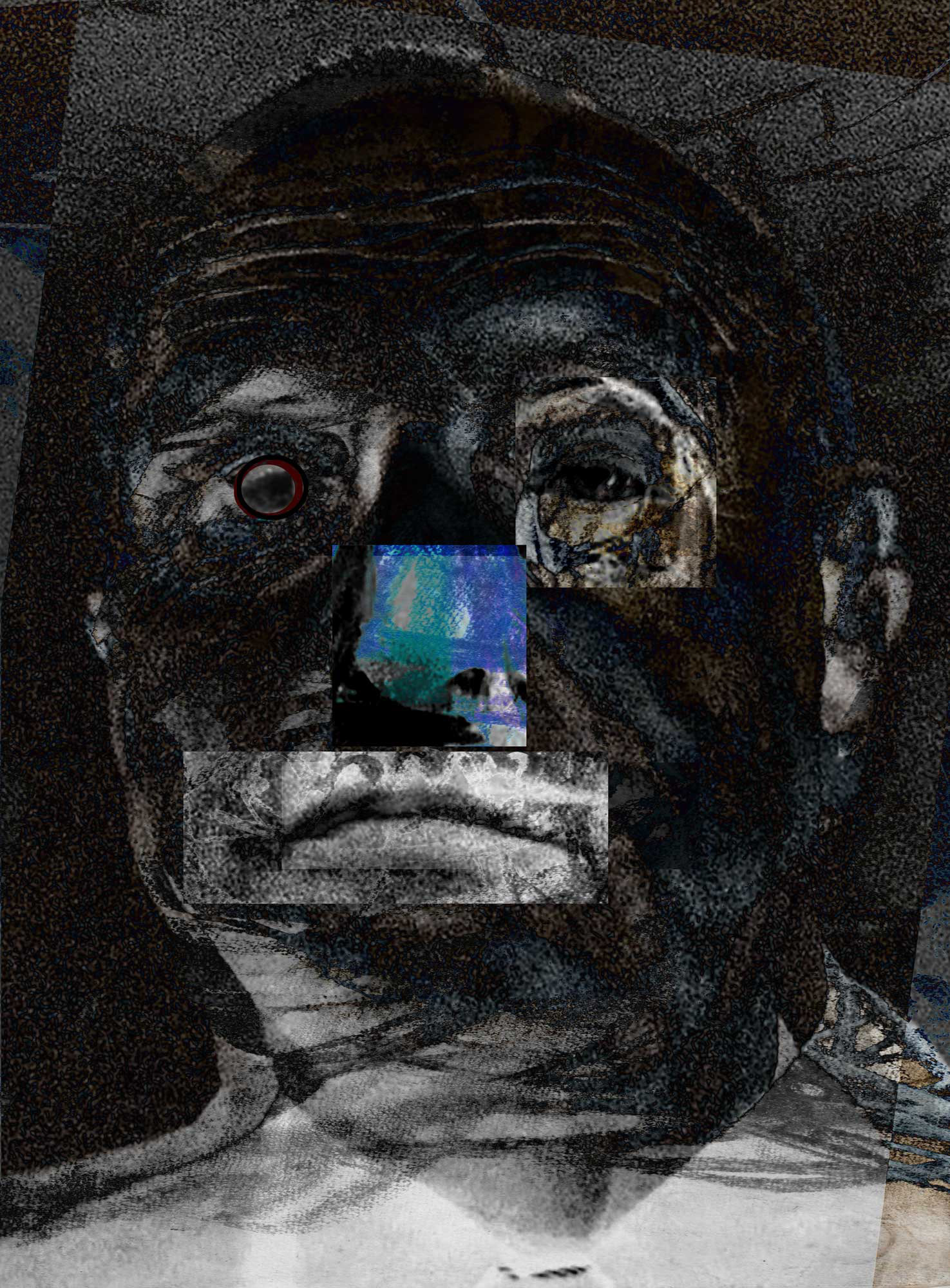 Georg Baselitz2 (b. 1938) German painter, sculptor, and printmaker,  his work emphasize form, structure, and the materiality of paint  Numbered print, 36" x 28".- Artwork highlighting the dialogue between maker and creation..