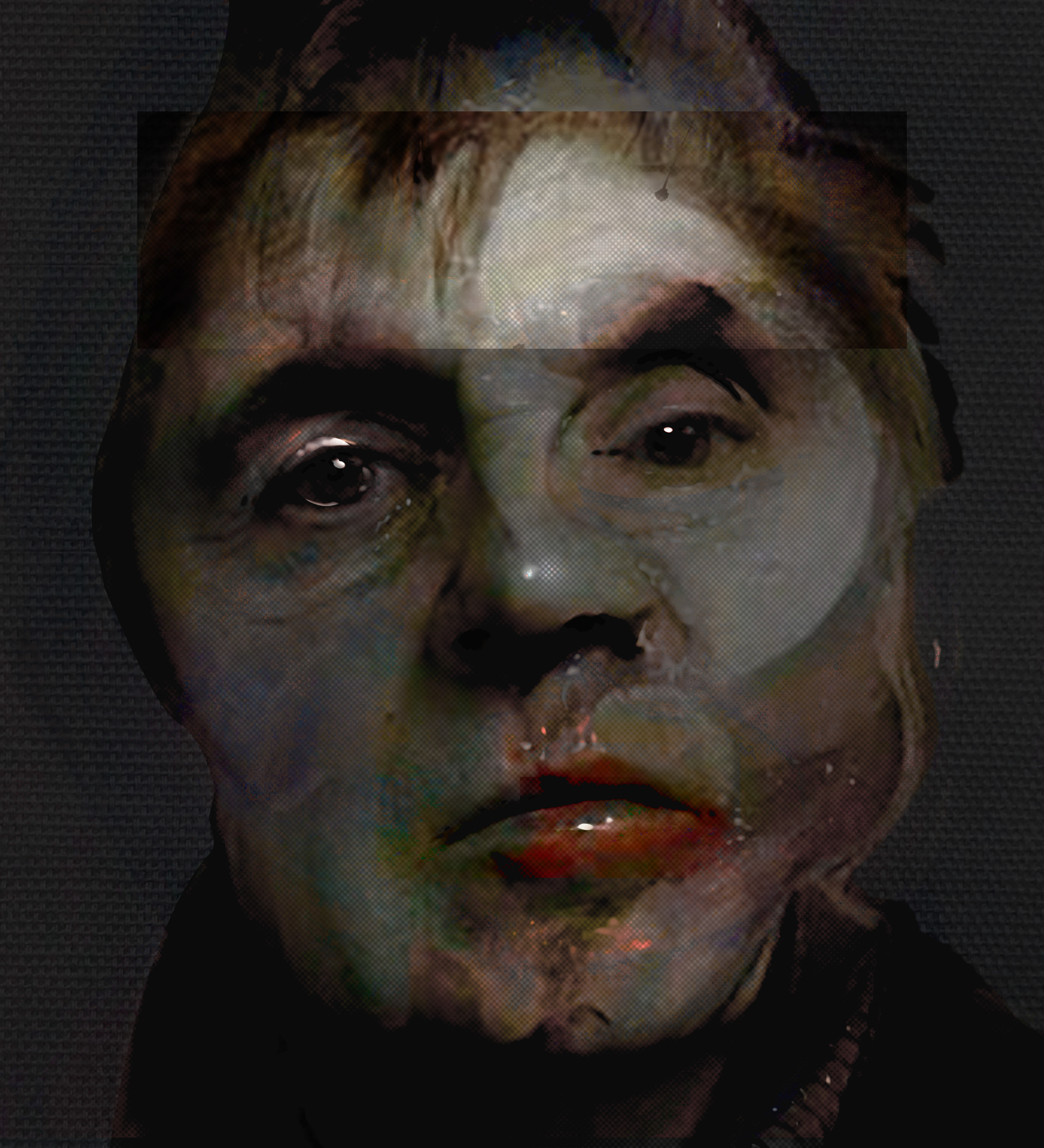 Francis Bacon (1909–1992) Irish-born British painter, his distorted forms conveyed the trauma and alienation of the modern condition (Numbered print (36"x36")