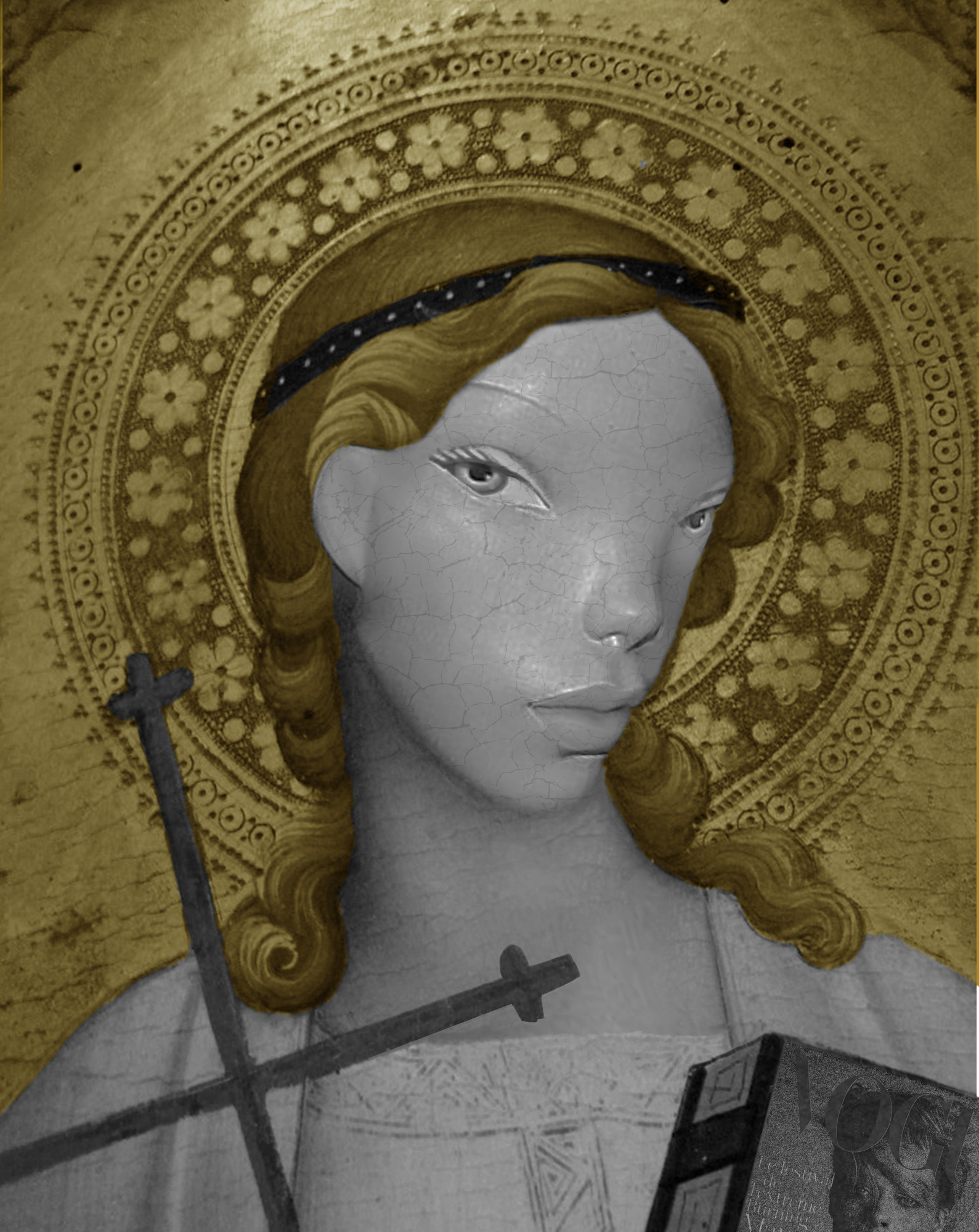 Icon, numbered screen print (28'x19")