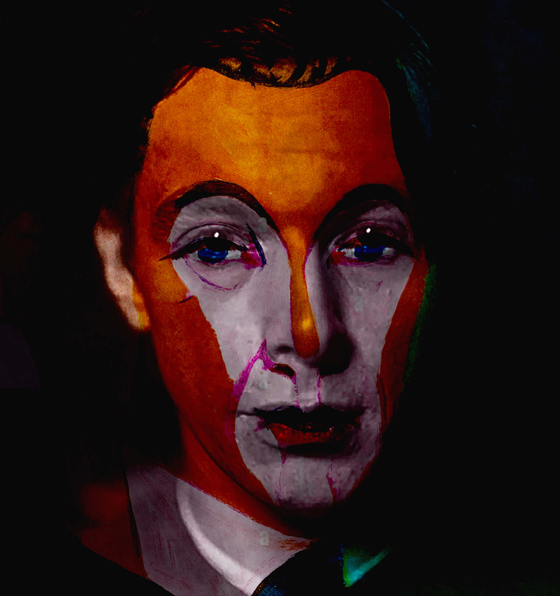 Ernst Ludwig Kirchner, German painter, printmaker (1880-1938) one of the founders of Die Brücke leading to the foundation of Expressionism in 20th-century art.