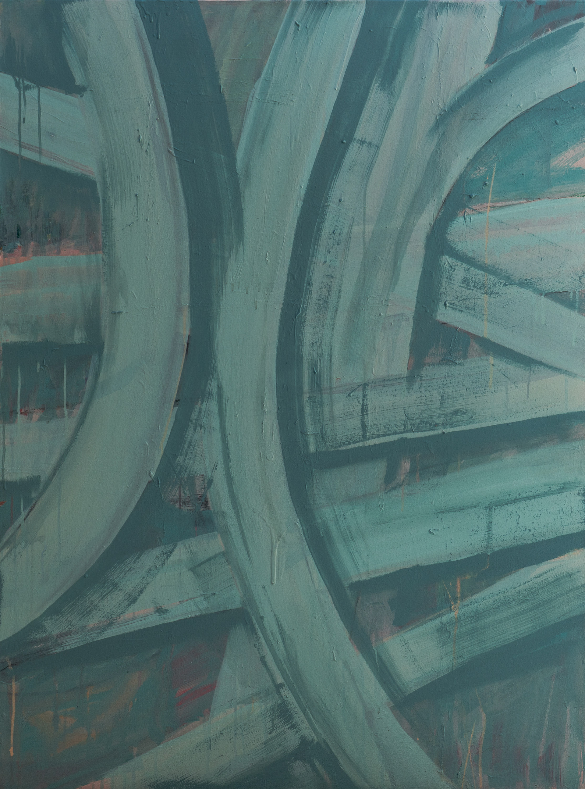 Maze, .acrylic and canvas (48"x36")