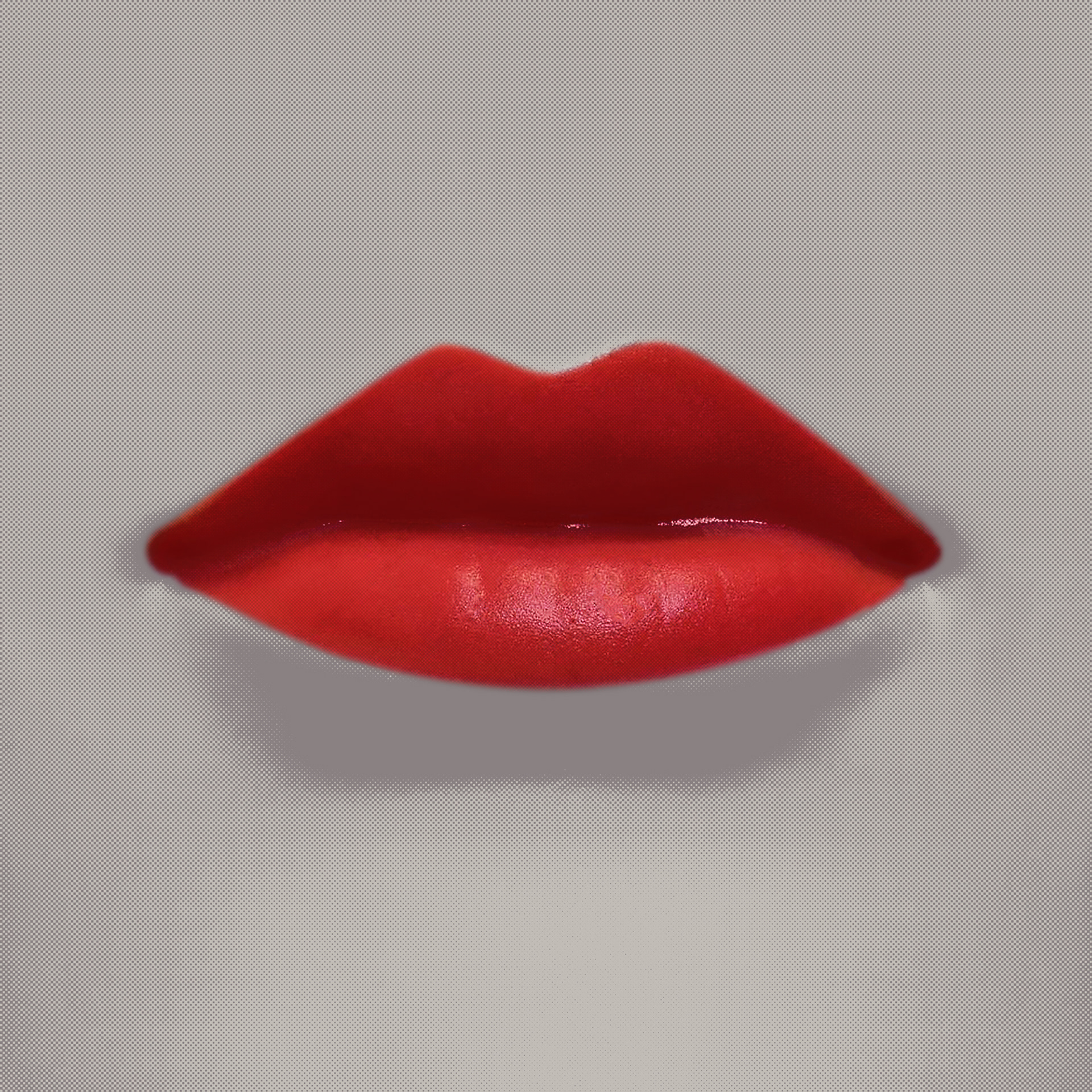 Mouthpiece, numbered screen print (36"x36")