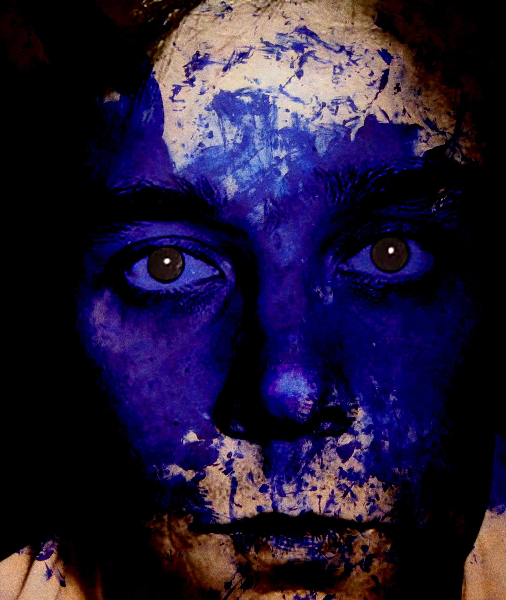 Yves Klein, French, performance artist/painter (1928-1962) numbered print