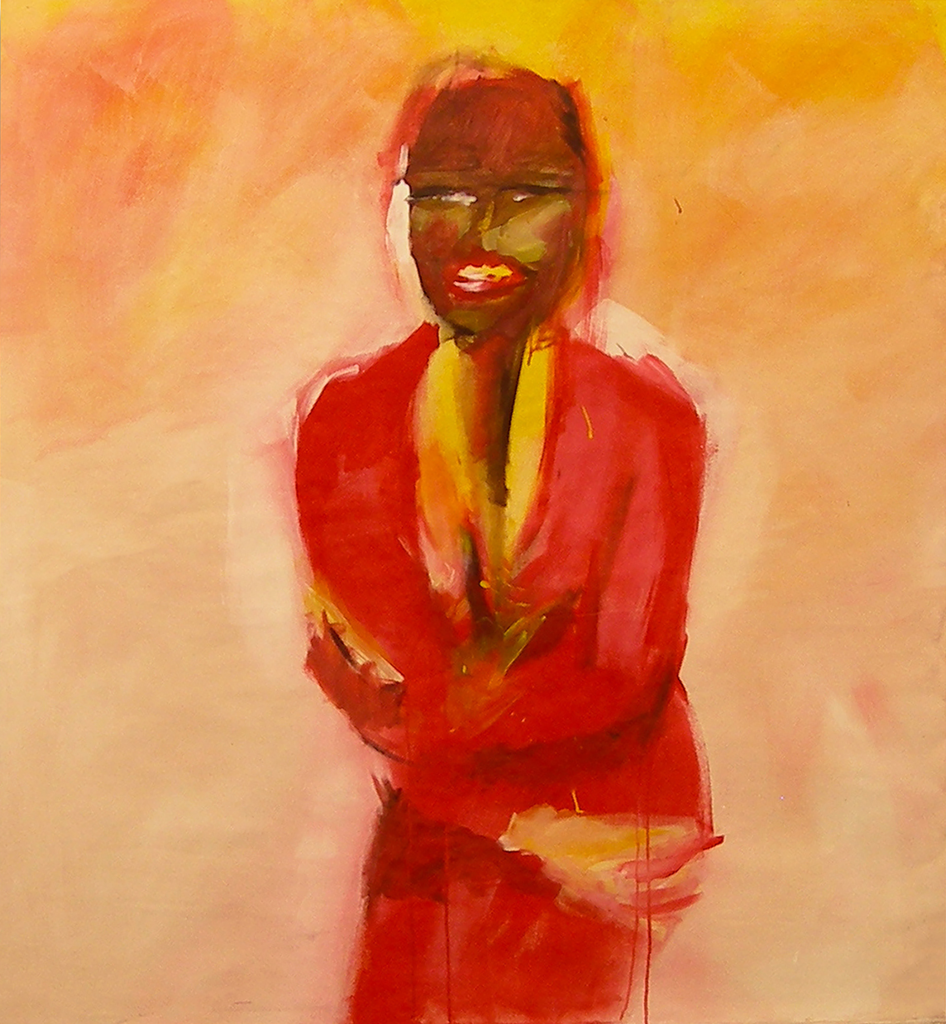 Berlin Front, acrylic on canvas (60x60")