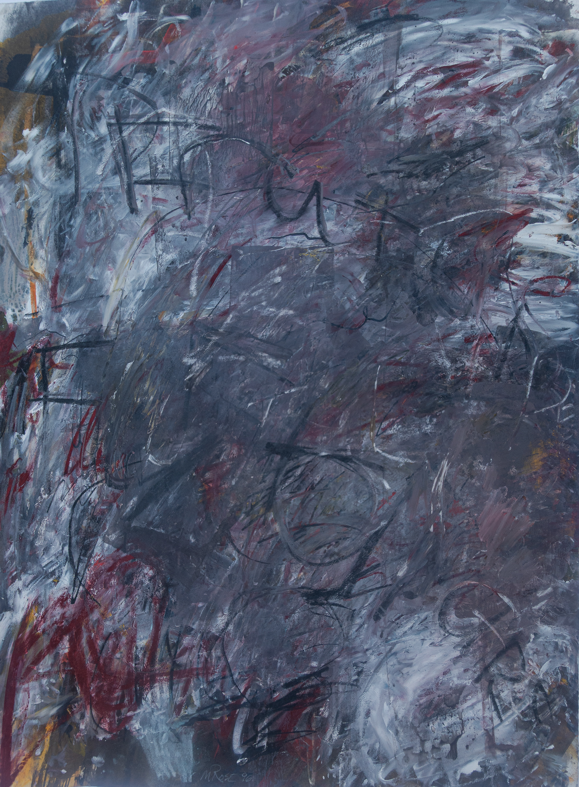 Future, mixed media on papeer (26"x38")