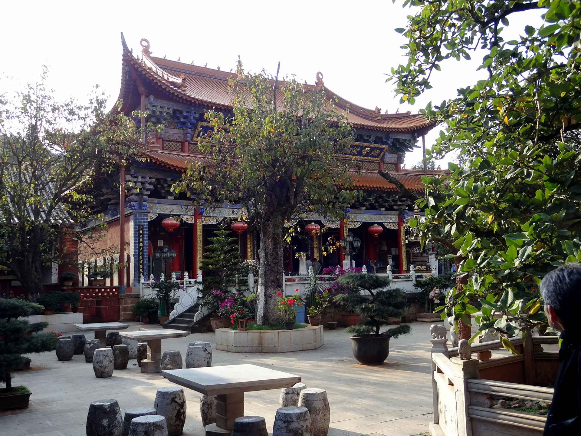 Le temple des bambous environs de Kunming
