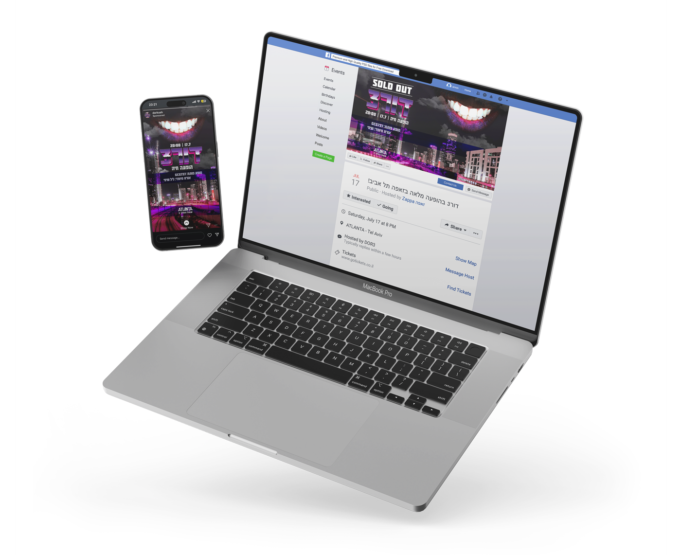 Sponsored story & Event page