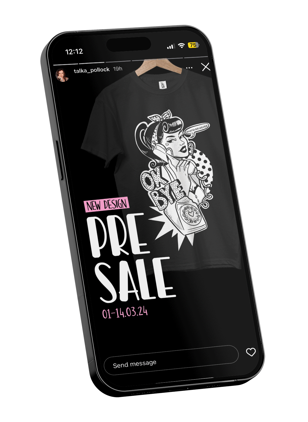 T-shirt drop Presale stories