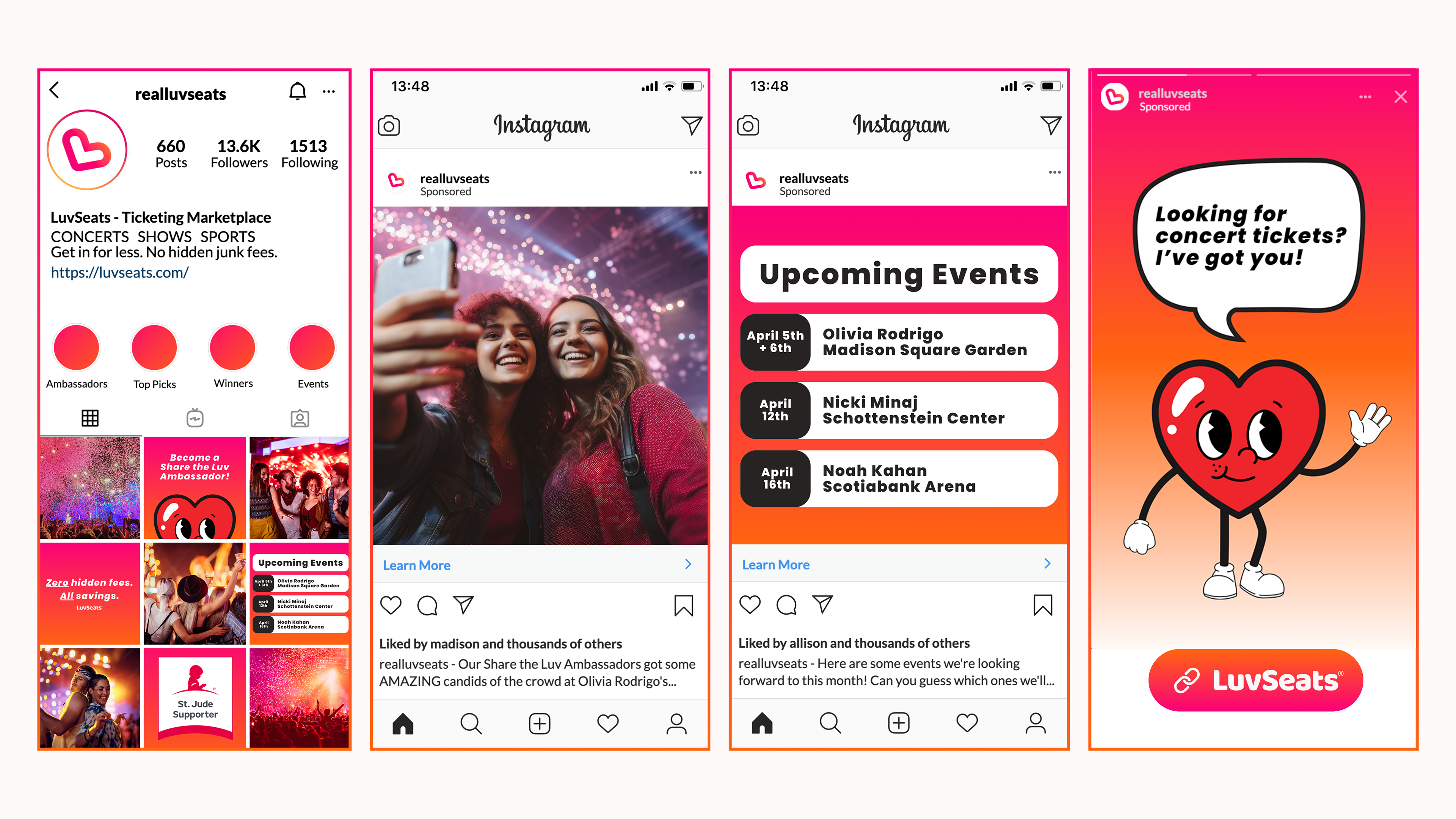 Instagram Grid + Post Examples