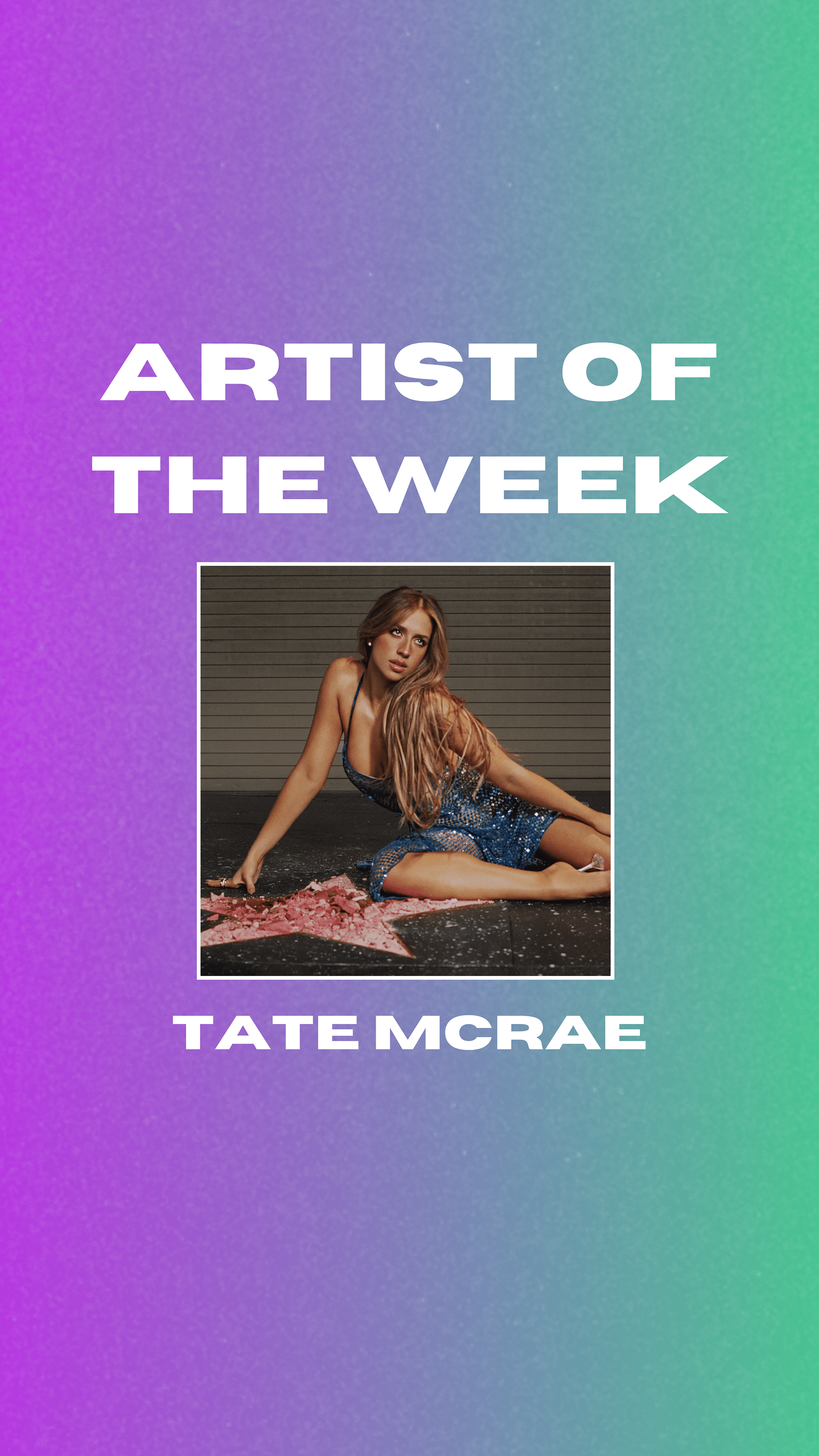 Artist of the Week Post Example