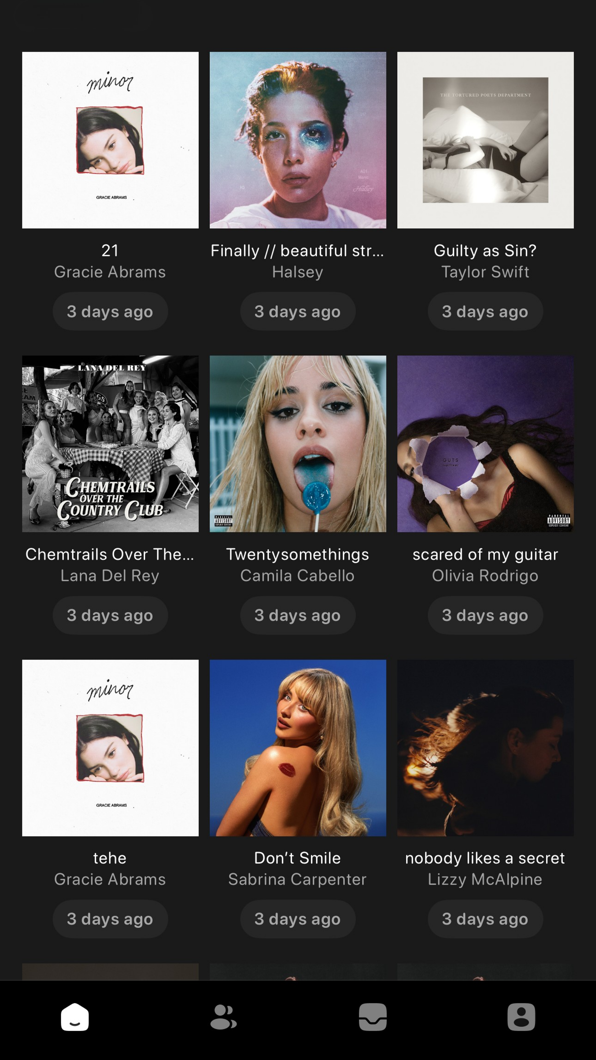 "Recently Listened" Feature