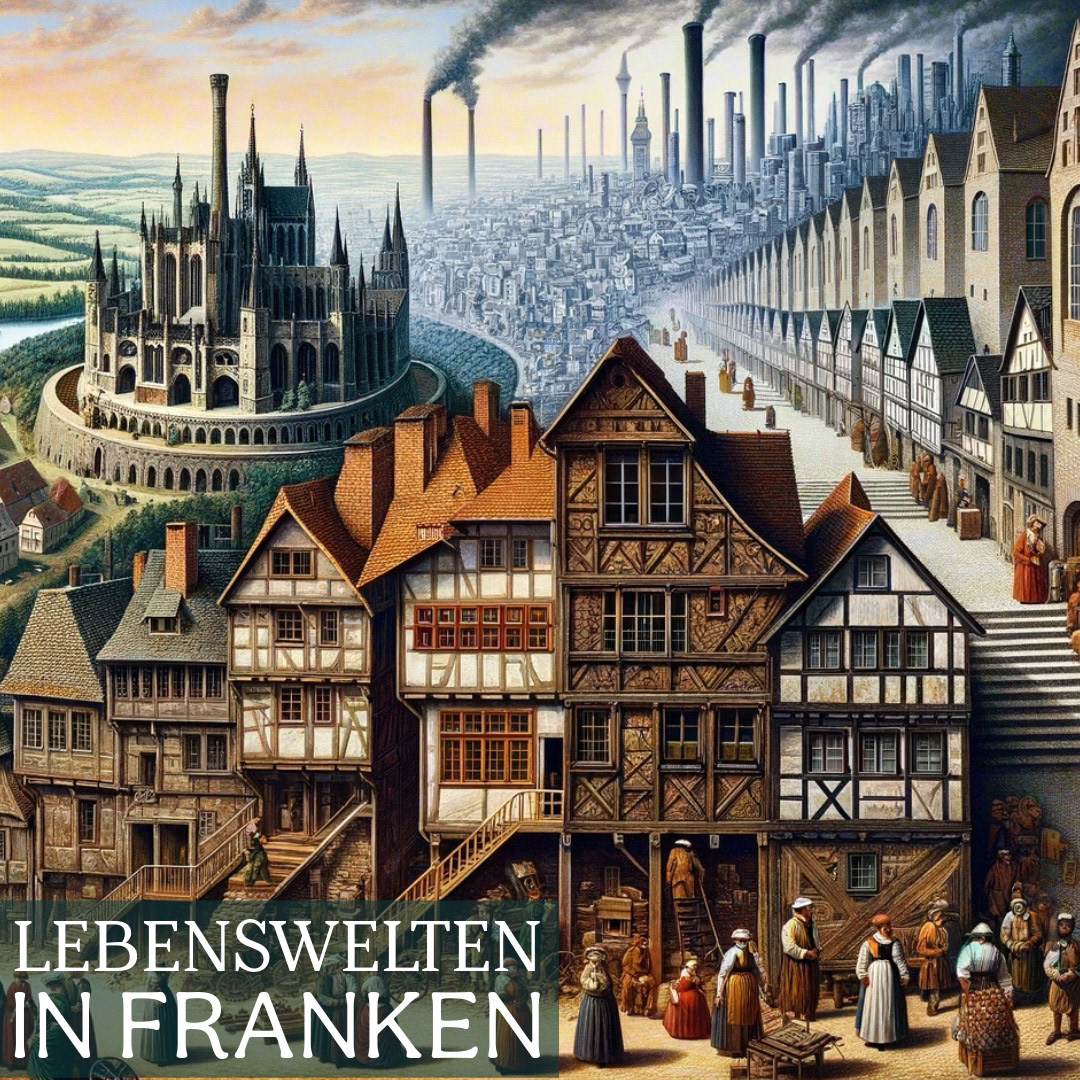Franken ist eine unglaublich vielfältige Landschaft, was sich auch auf ihre Bewohner auswirkt: Anhand verschiedener Beispiele zeigt der Vortrag, wie sich das Leben der angeblich “kleinen Menschen”, also eben denen, die unsere Kultur bis heute nachhaltig prägen, im Laufe der Zeit geändert hat: Vom mittelalterlichen Bauern bis zum Industriearbeiter; vom Kleinadligen bis zum bürgerlichen Fabrikanten.