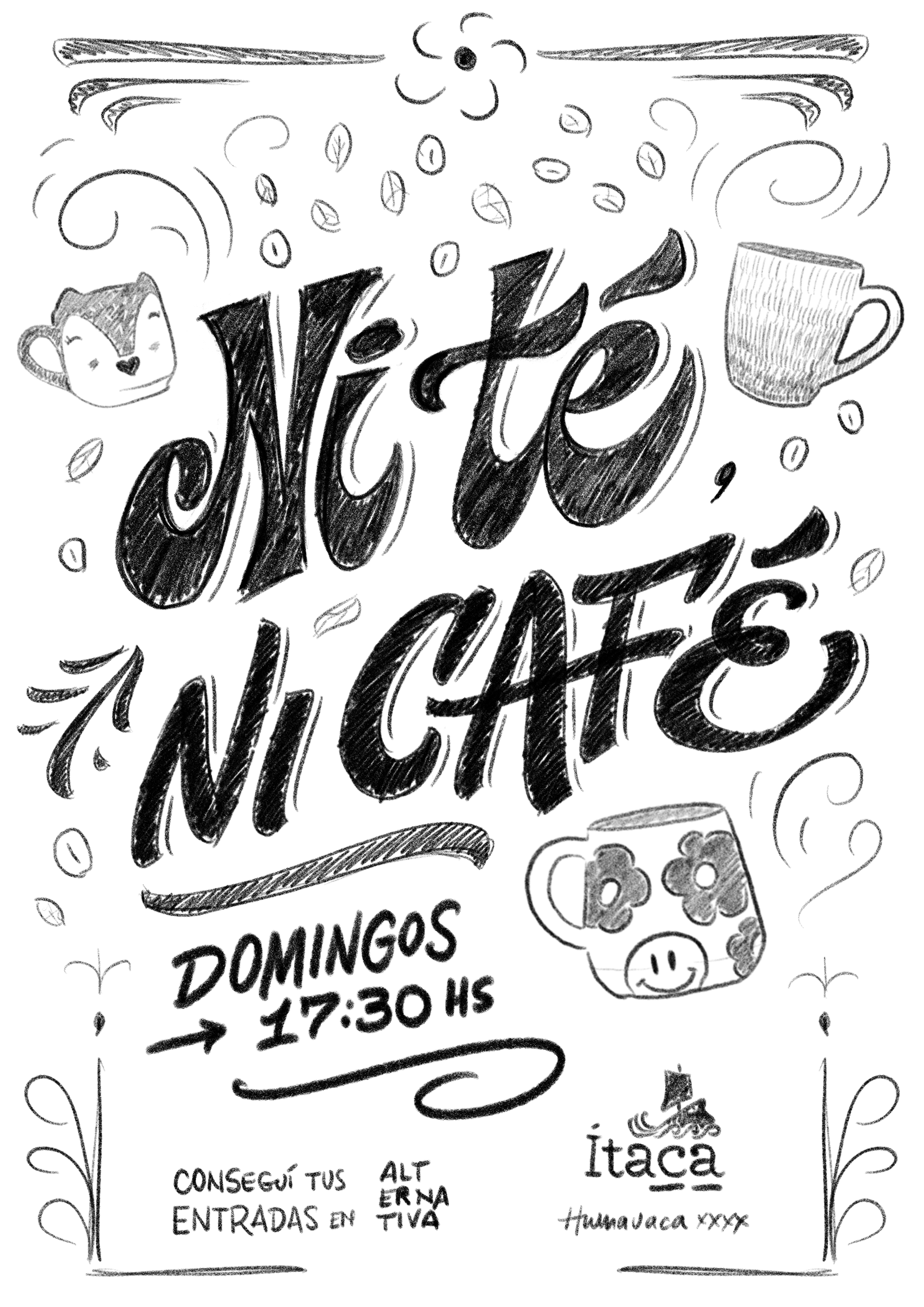 Boceto con ajustes / Sketch after feedback