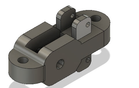 Custom Pulley Design with Mounting Plates for Limit Switches