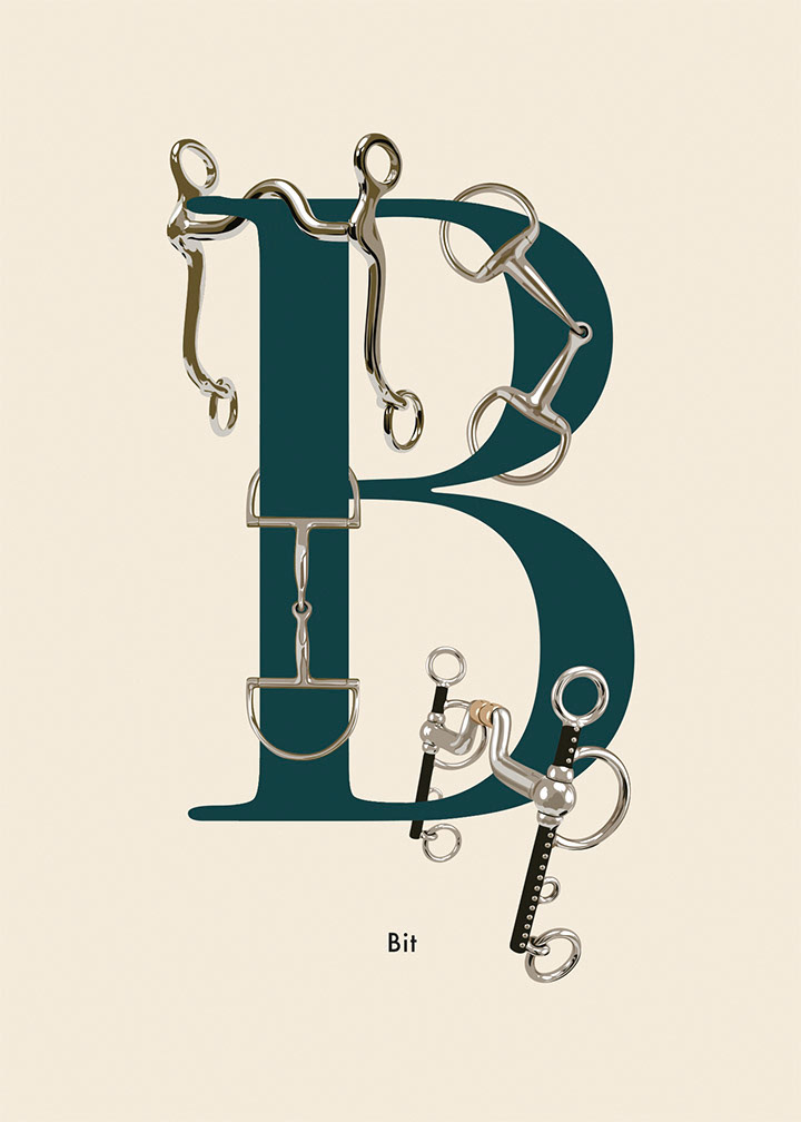 Alphabet poster 'B' for Bit
