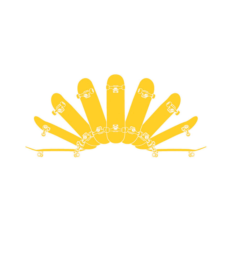 Symbol made for the Svenska Skateboardgalans logotype