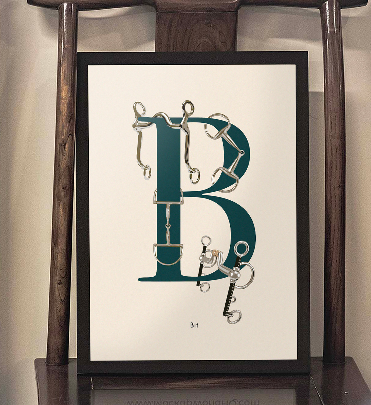 Alphabet poster 'B' for Bit