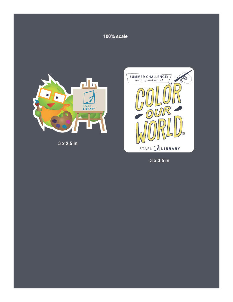 Summer Reading Challenge 2025 Stickers