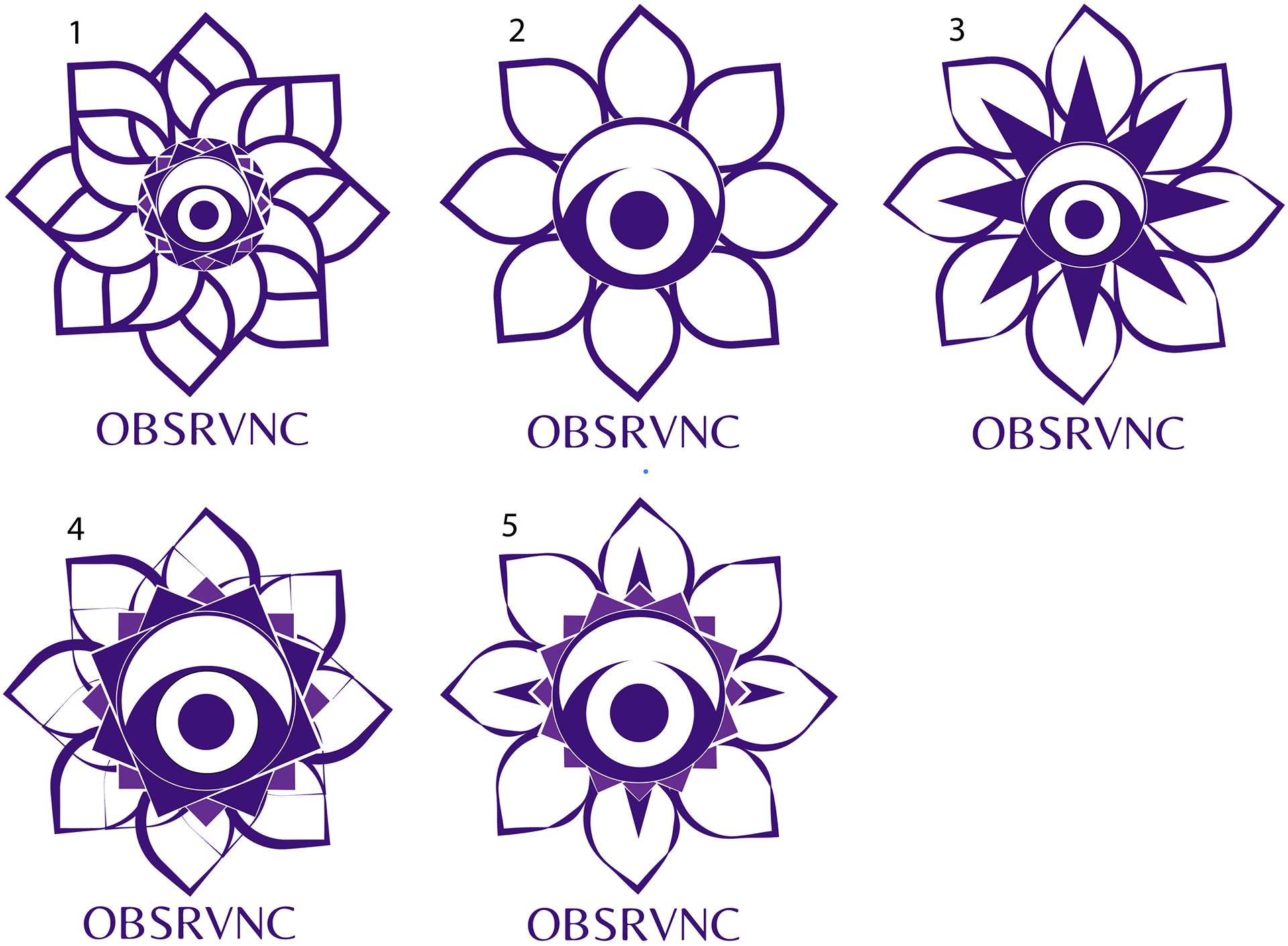 LOGO MOCK-UPS W/ BRANDED COLORS- OBSRVNC