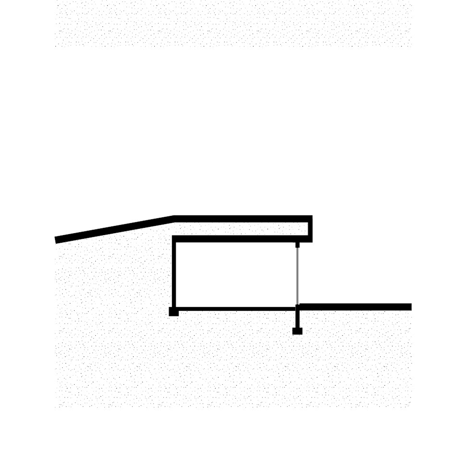C. Elevation Temperature control, sun light and ventilation. One side view