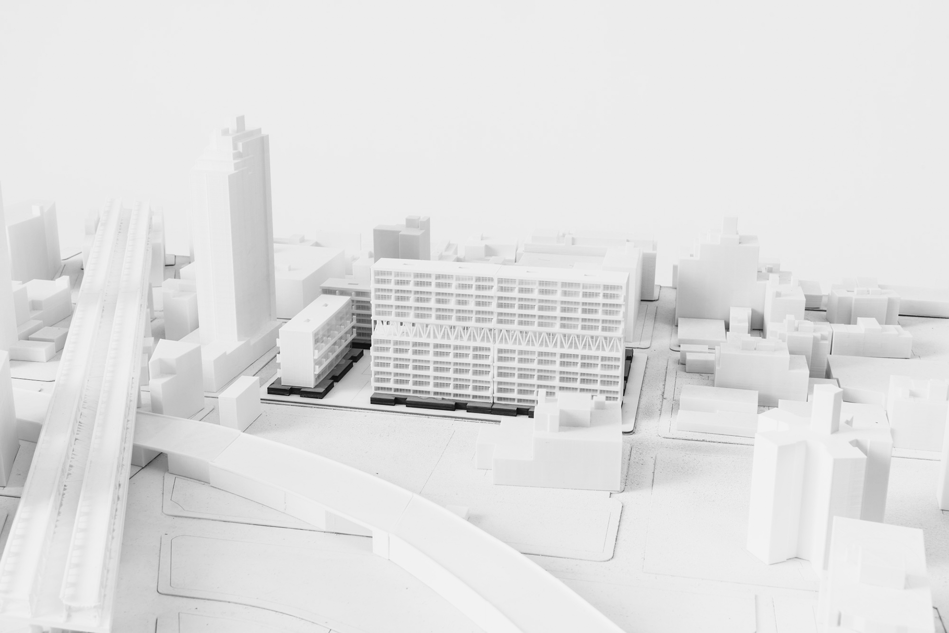 1’:1/32” Scale CLT Building Site Model